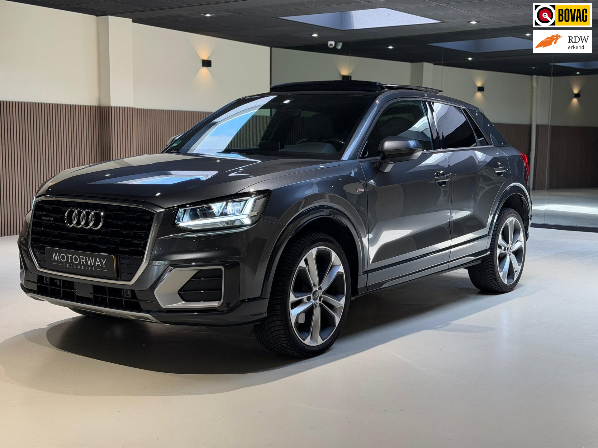 Audi Q2 2.0 TFSI quattro Sport Edition #1|Pano|Keyless|S line|Leer 2018 - voorkant