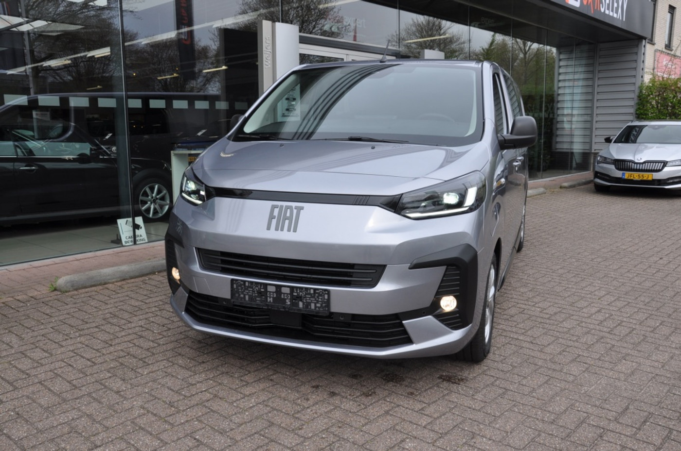 Fiat Scudo L3 DC 75 kWh Uniek in NL. DUB CABINE Full Options 2026 - voorkant