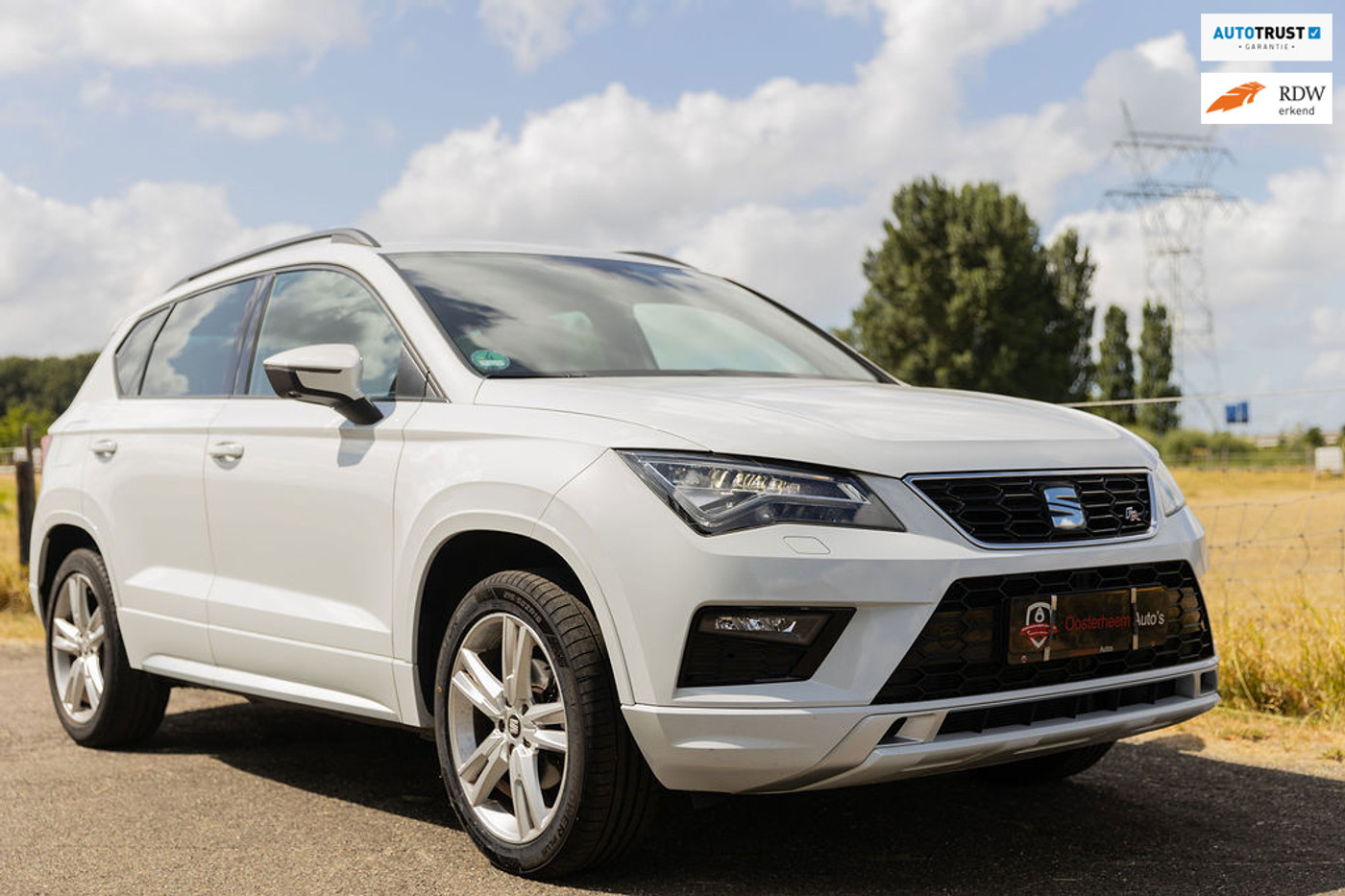 Seat Ateca 1.5 TSI FR|Cam|Carplay|Acc|Aut| 2019 - voorkant
