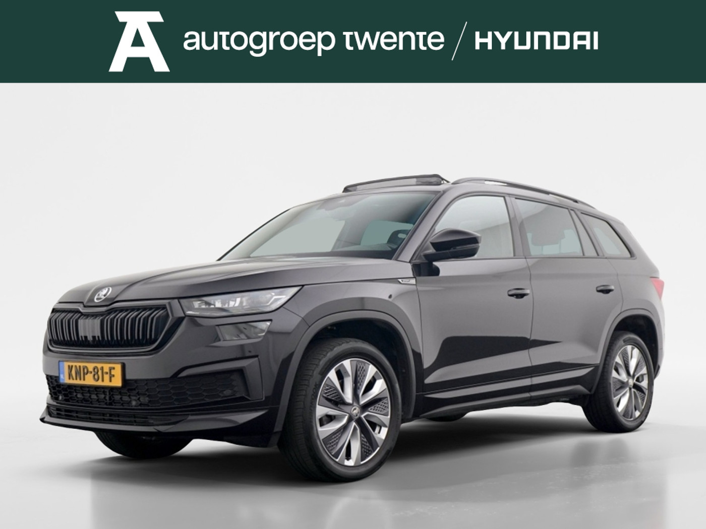 Skoda Kodiaq 1.5 TSI Sportline Business 7p | Memory | Adaptief | Pano | Nav 2024 - voorkant