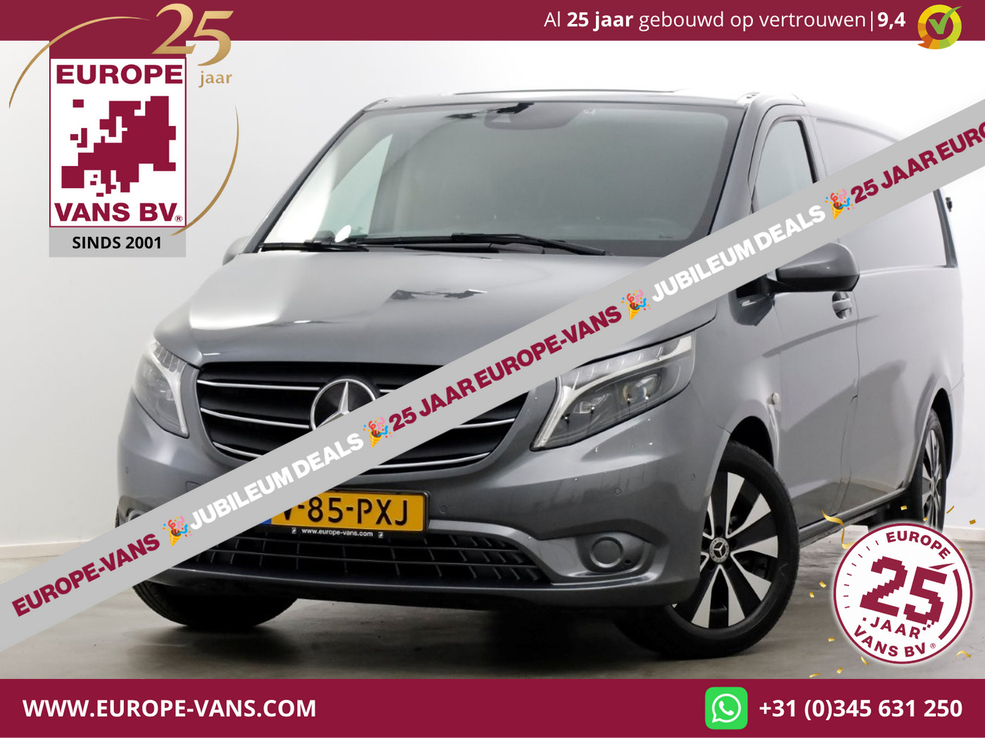 Mercedes-Benz Vito 119 CDI 190pk RWD Lang 9G Automaat LED/Carplay/Camera 05-2023 2023 - voorkant