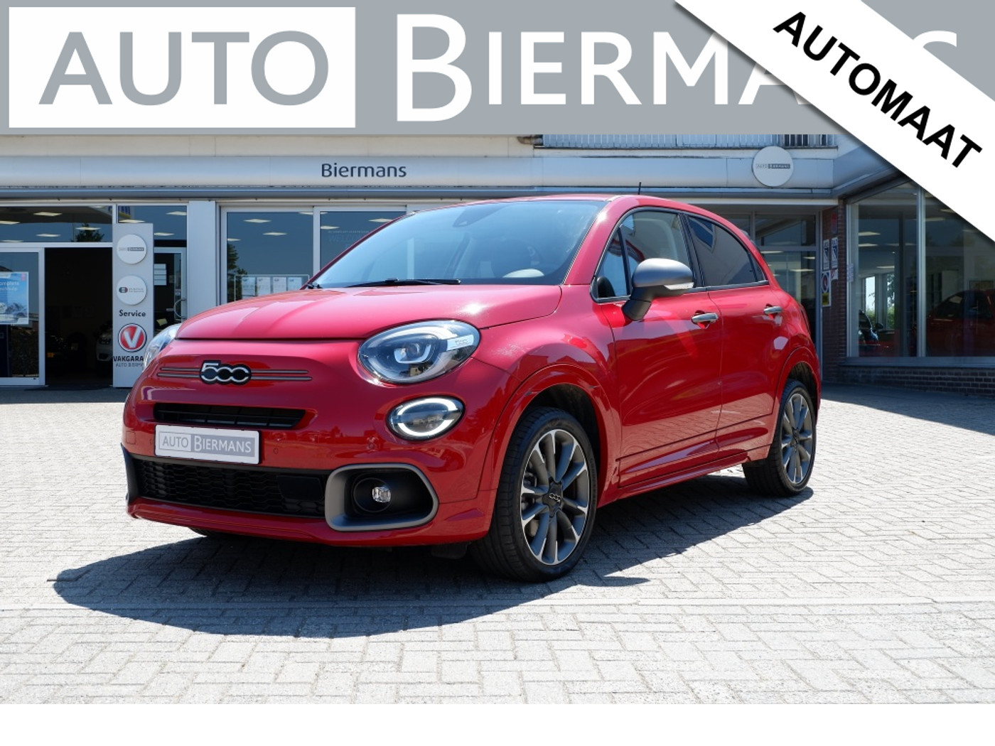 Fiat 500x 1.5 Hybrid Sport / INCL. 12mnd BOVAG / Apple-Carplay / Navi 2024 - voorkant