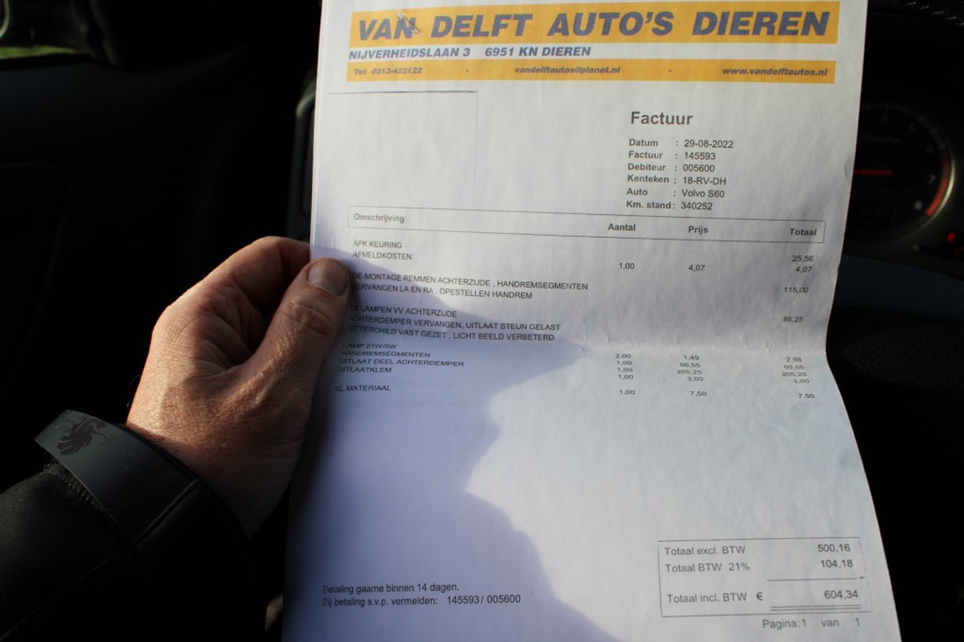 Foto van Volvo S60
