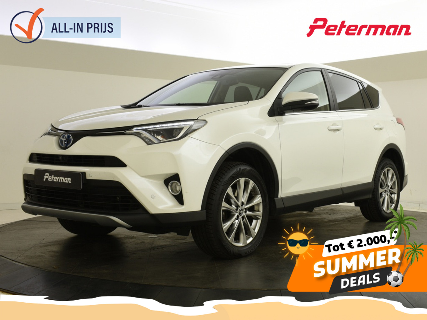 Toyota Toyota Rav4 2.5 Hybrid AWD Executive | Leder | Blindspot | Trekhaak | 2017 - voorkant