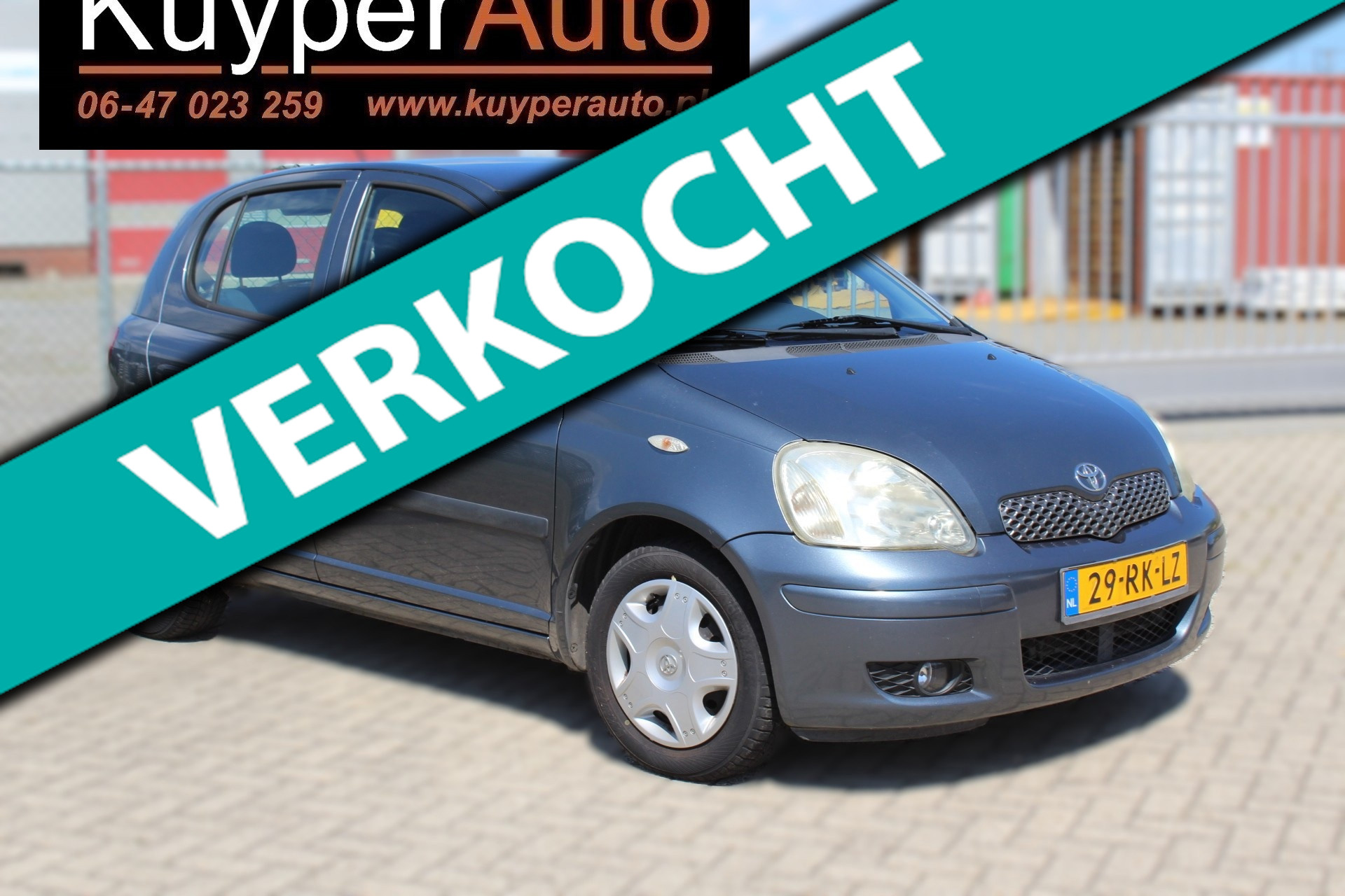 Toyota Yaris 1.3 VVT-i S-Line 5 drs airco afn trekhhaak INCL NW APK 2005 - voorkant