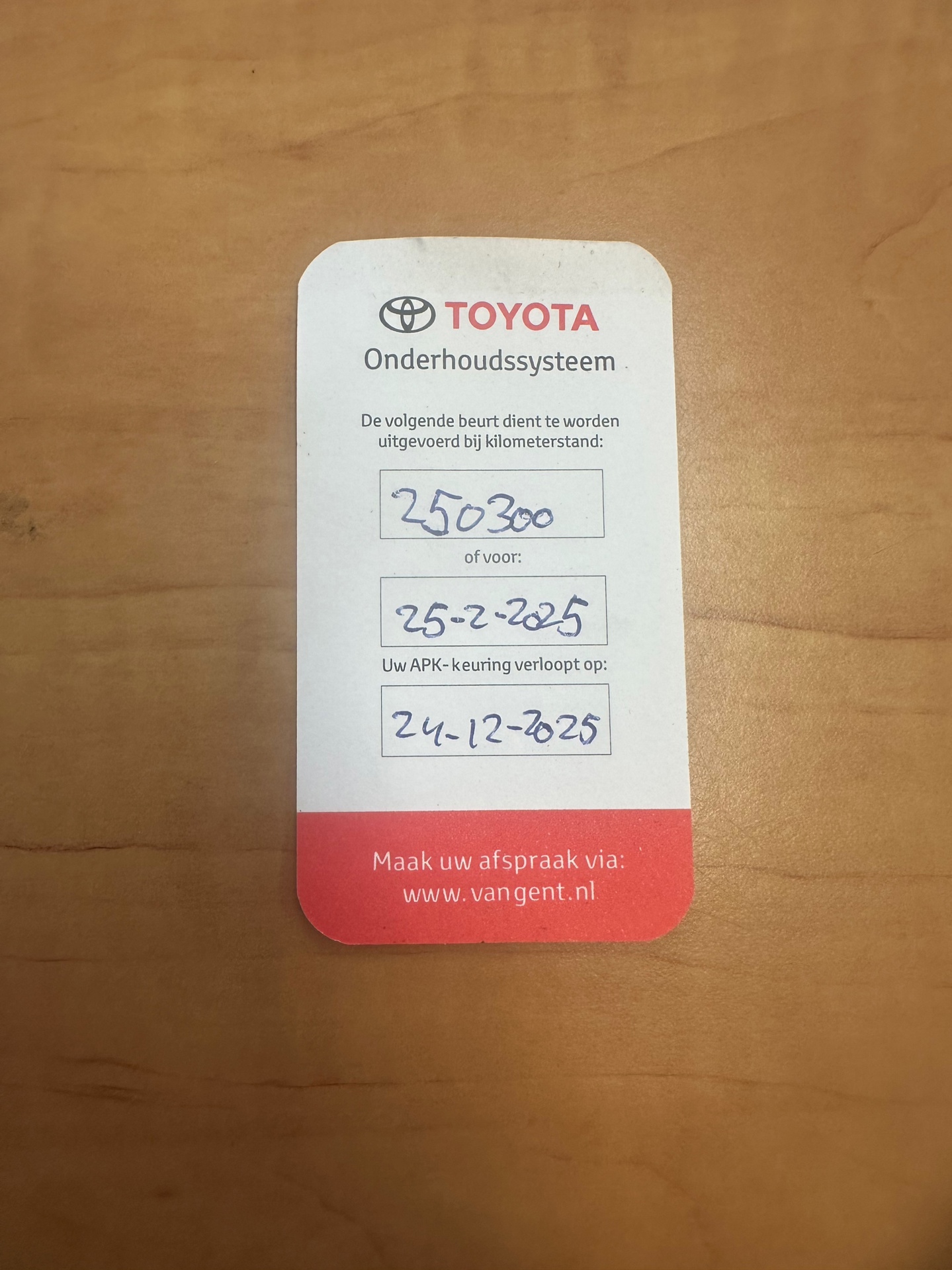 Foto van Toyota Verso-s