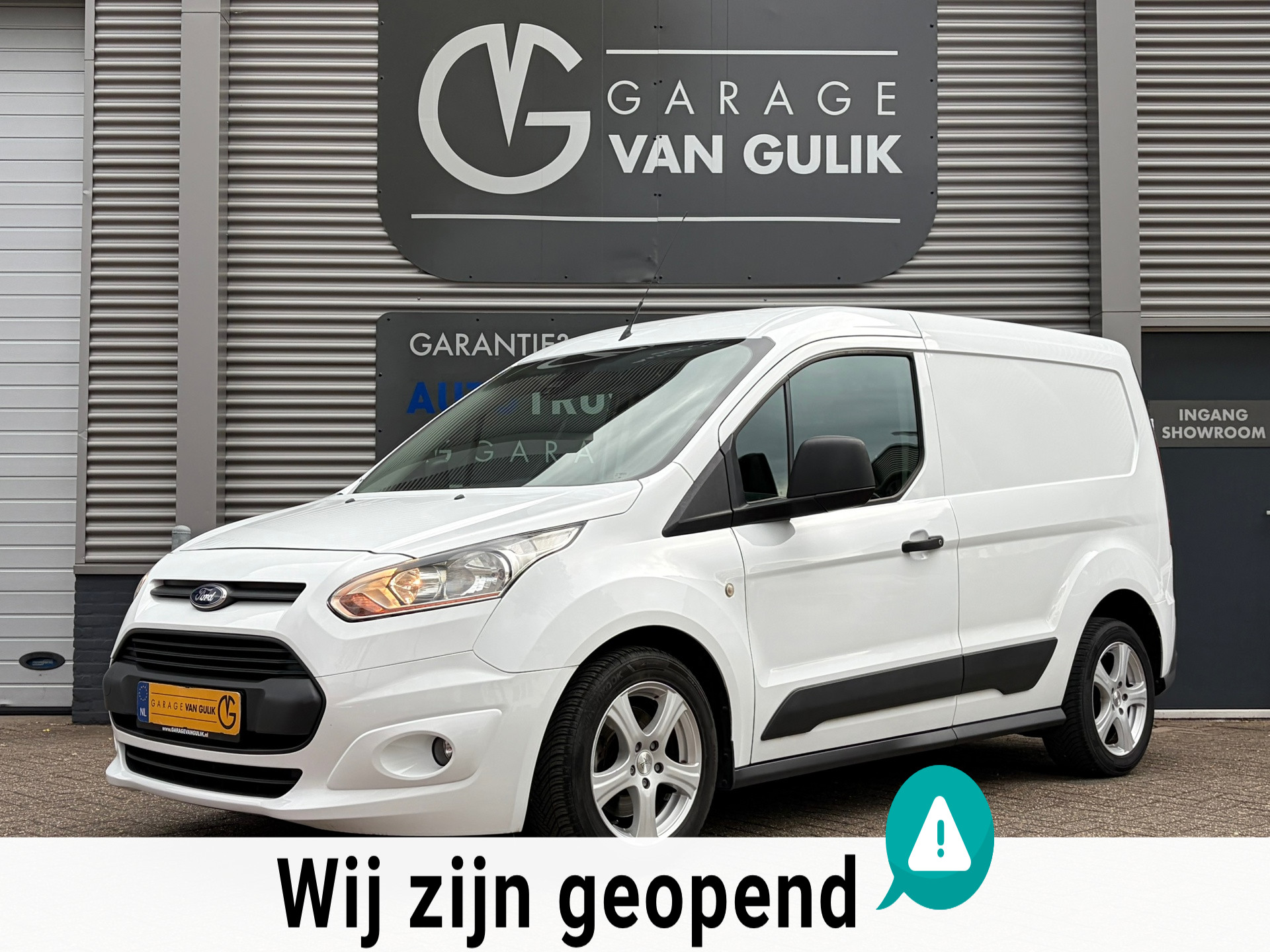 Ford Transit Connect 1.0 Ecoboost L1 Trend 101PK Trekhaak,Schuifdeur,Airco,ElektrRamen+Spiegels,Bluetooth,Radio/Cd-Speler,Lmv 2015 - voorkant