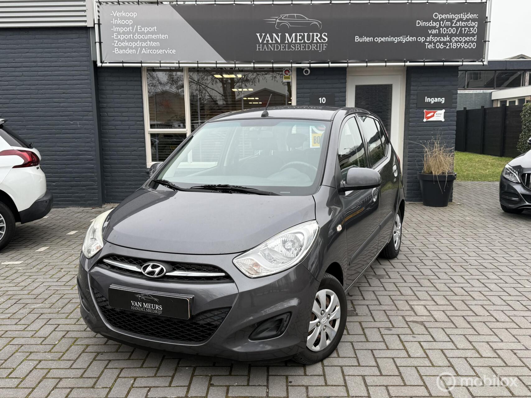 Hyundai I10 1.1 i-Drive Cool, Airco, 5 deurs, NAP Km stand, apk 02-2027 2012 - voorkant
