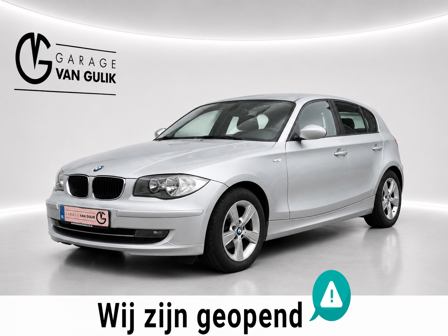 BMW 1er Reihe 116i 122PK ClimateCtrl,Stoelverw.,Lmv,Pdc,KeylessGoKnop,Isofix,Facelift,OnderhoudAanwezig,Aux,ElektrischeRuiten 2009 - voorkant