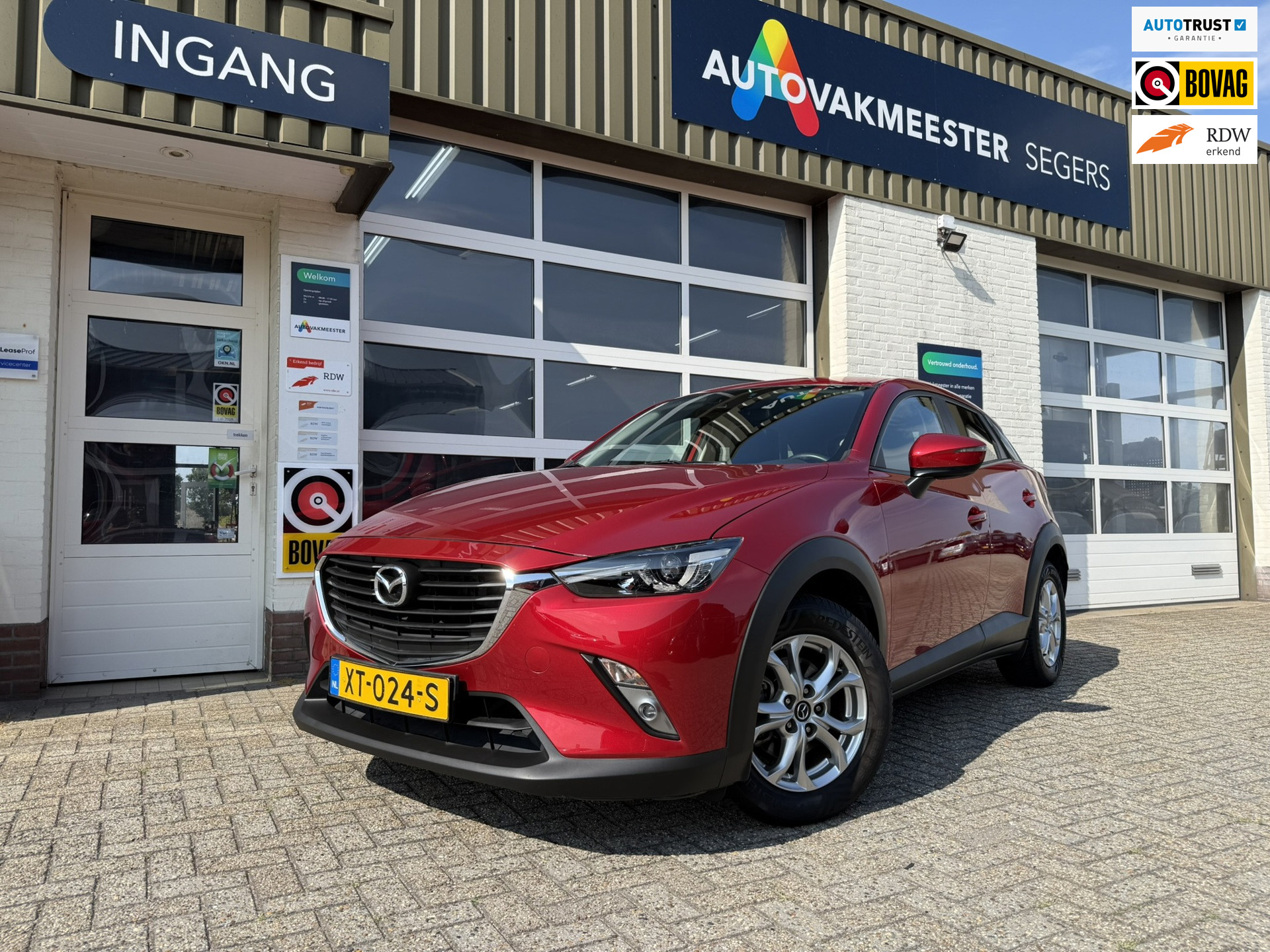 Mazda Mazda Cx-3 2.0 SkyActiv-G 120 TS+|Goed onderhouden|Trekhaak| 2016 - voorkant