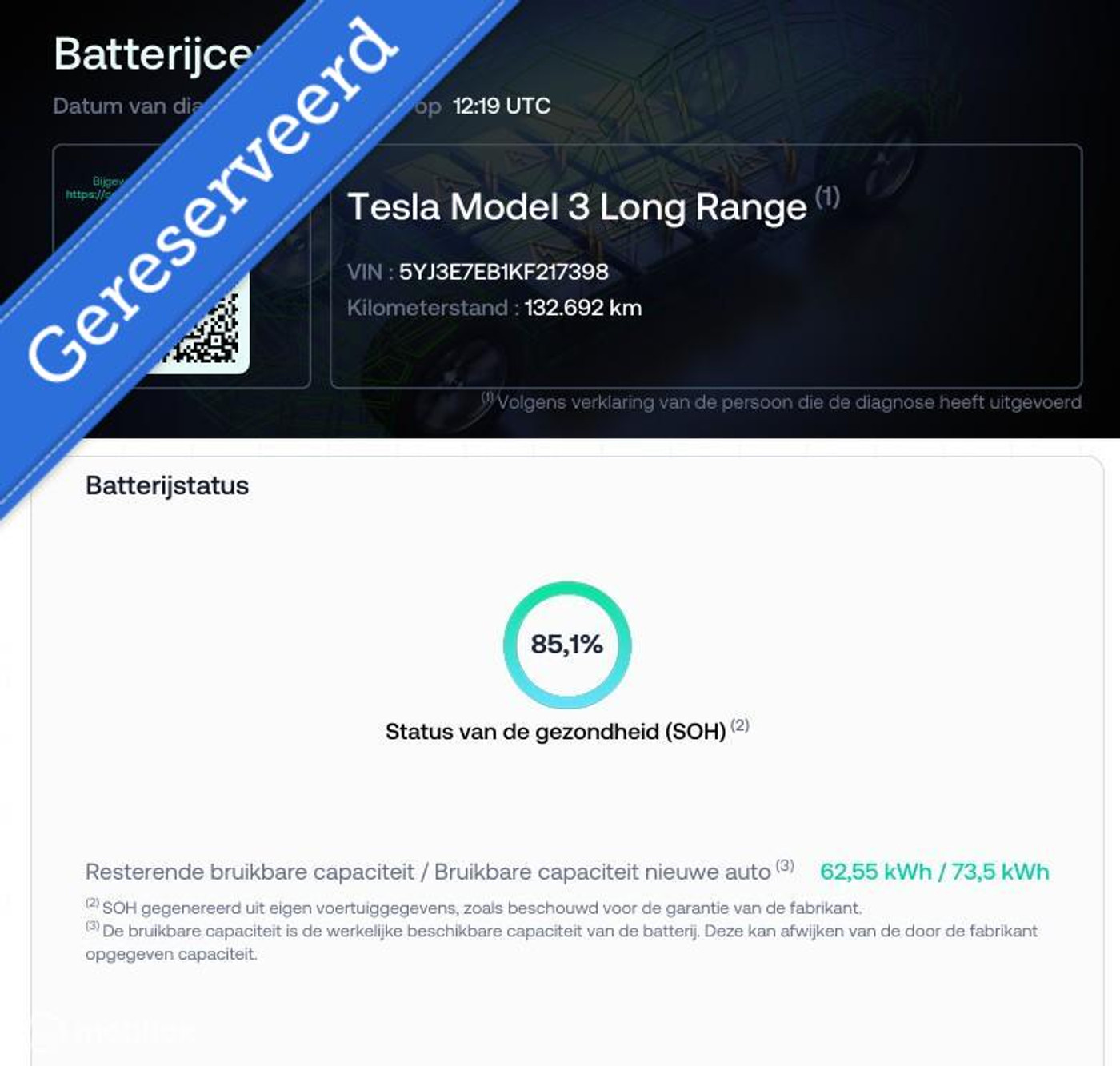 Foto van Tesla Model 3
