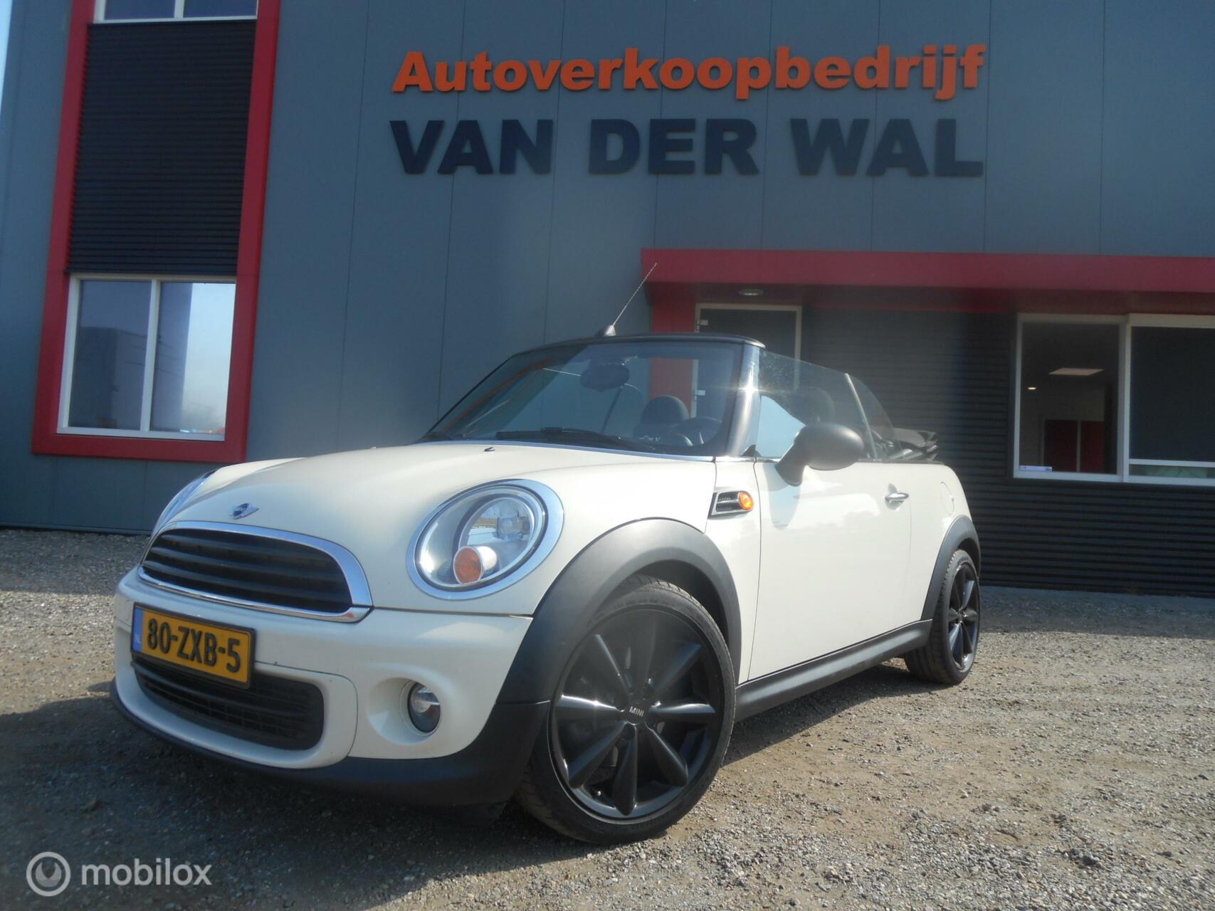 Mini Cabrio 1.6 One Salt/AIRCO/DEALERONDERHOUDEN 2013 - voorkant