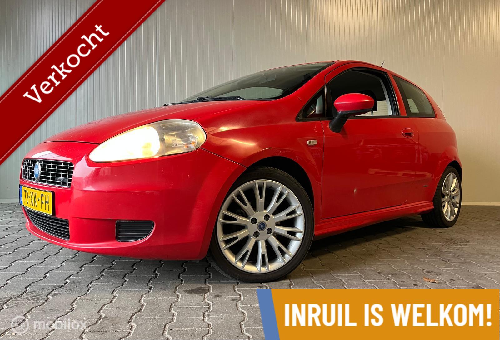 Fiat Fiat Punto 1.4-16V Dynamic // APK // TREKHAAK // 2007 - voorkant