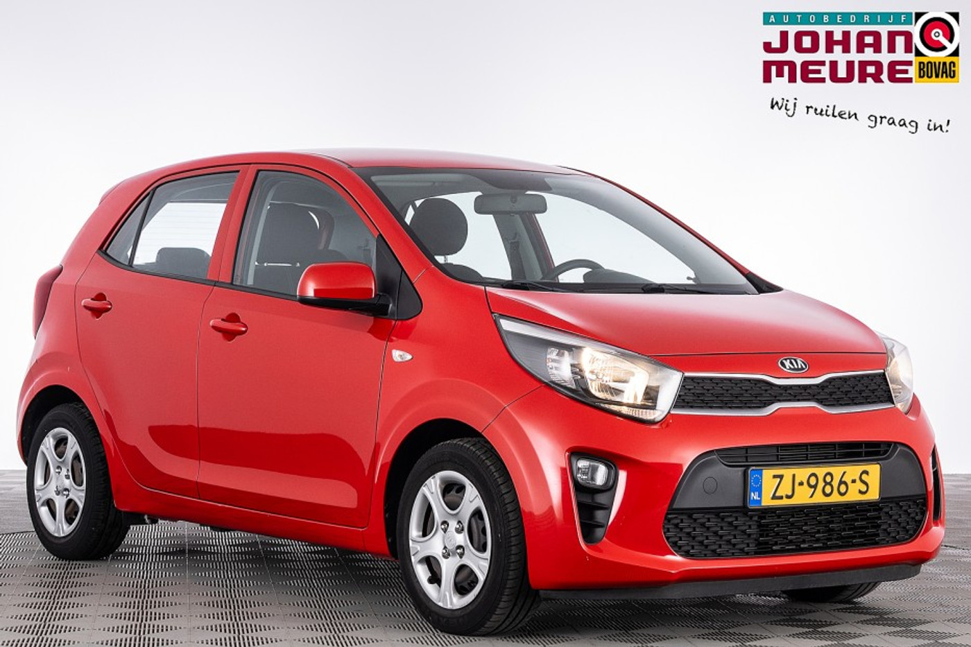 Kia Picanto 1.0 CVVT EconomyPlusLine 5drs ✅ 1e Eigenaar . 2019 - voorkant