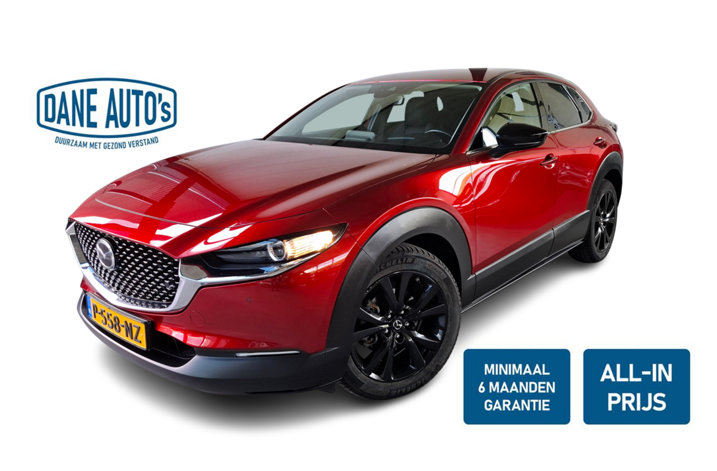 Mazda Cx-30 2.0 e-SkyActiv-X M Hybrid Sportive | AUTOMAAT - RIJKLAARPRIJS 2022 - voorkant