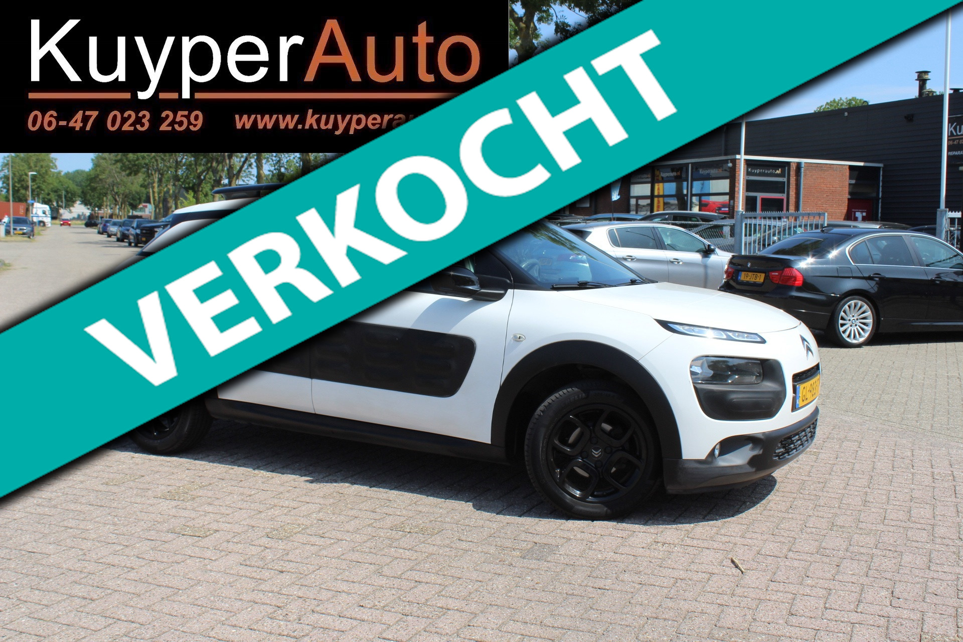 Citroen C4 Cactus 1.2 e-VTi Shine automaat panoramadak clima navi camera nw distributie 2015 - voorkant
