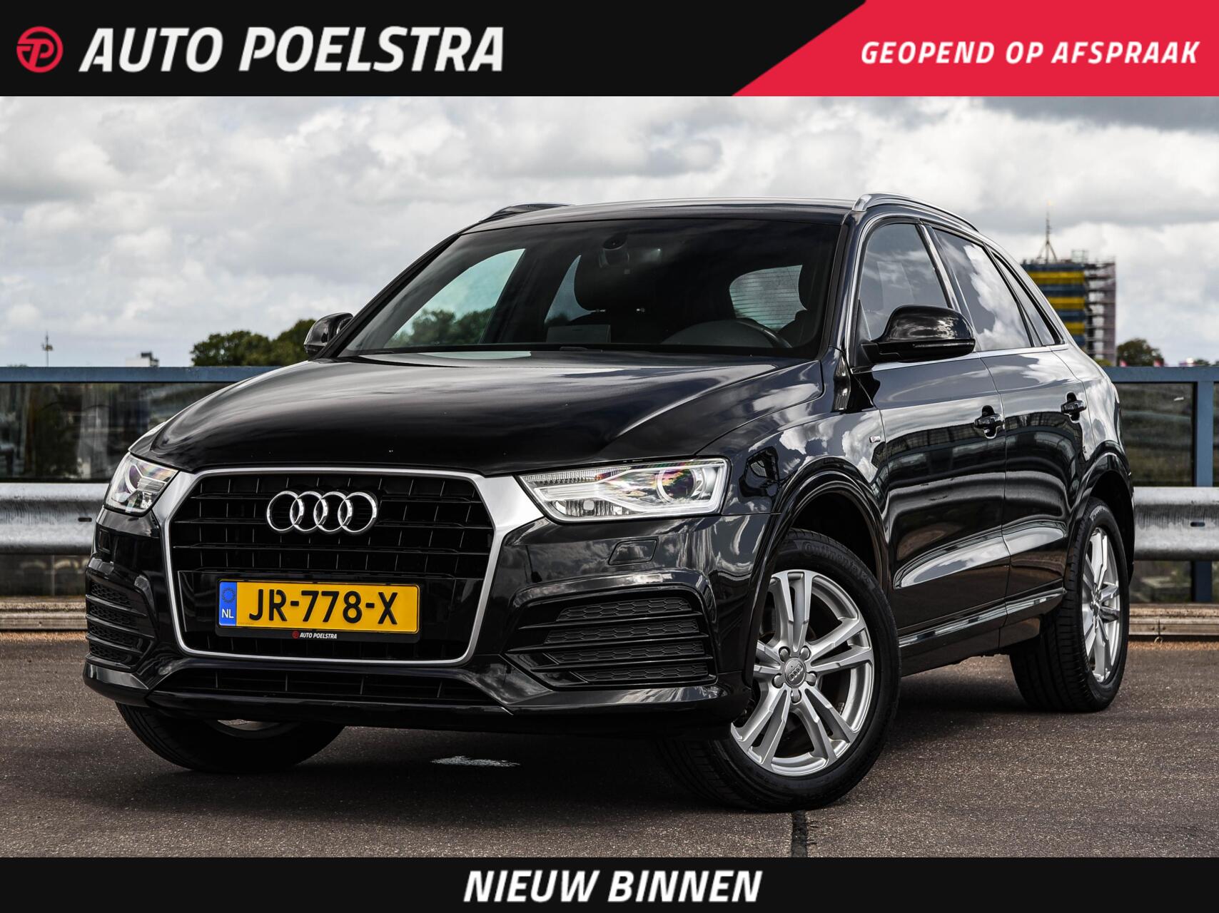 Audi Q3 1.4 TFSI CoD 150 PK Aut. Adrenalin S-Line | Bi-xenon | Trekhaak | Navigatie | ECC | Cruise Control | 18" 2016 - voorkant