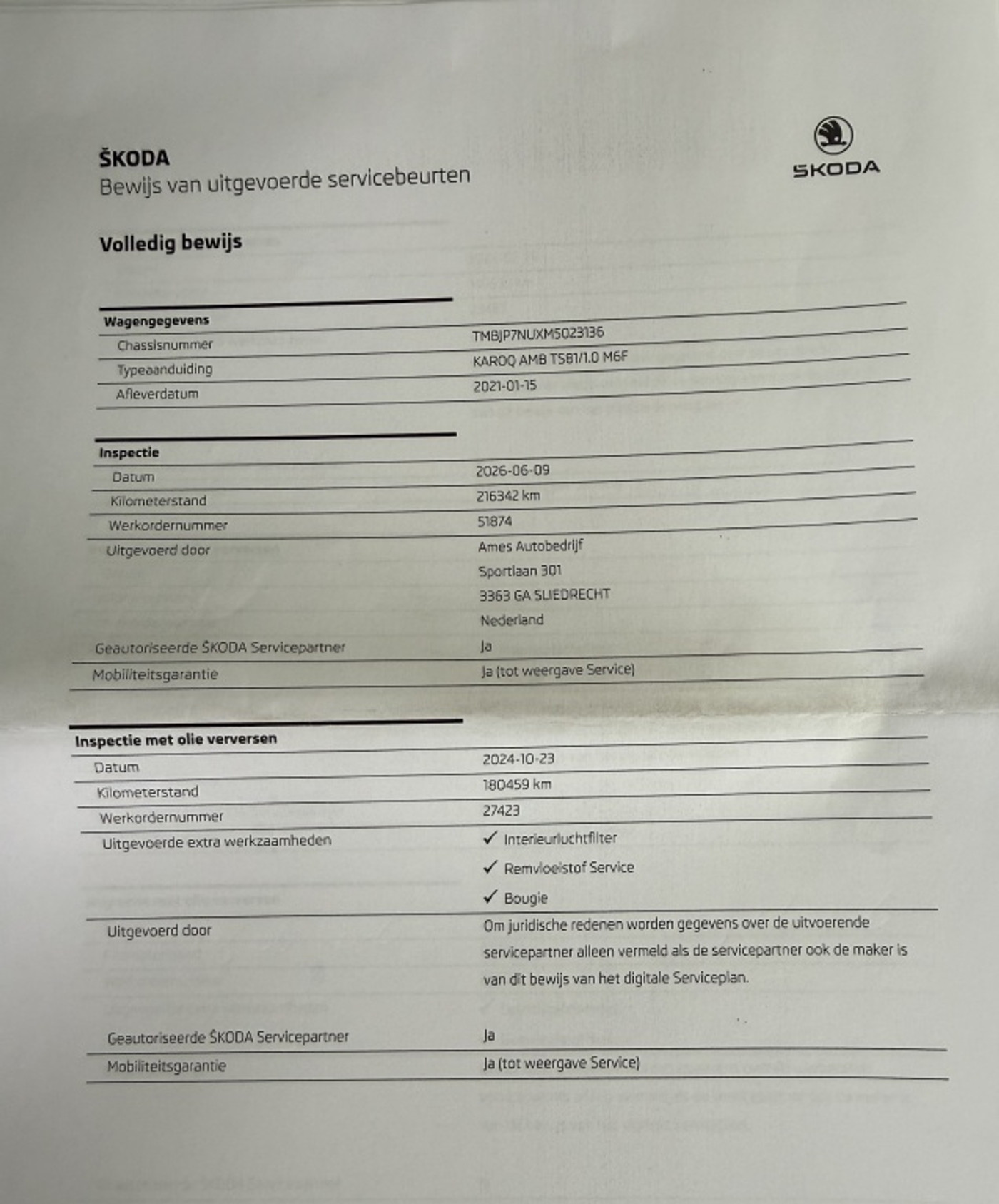 Foto van Skoda Karoq