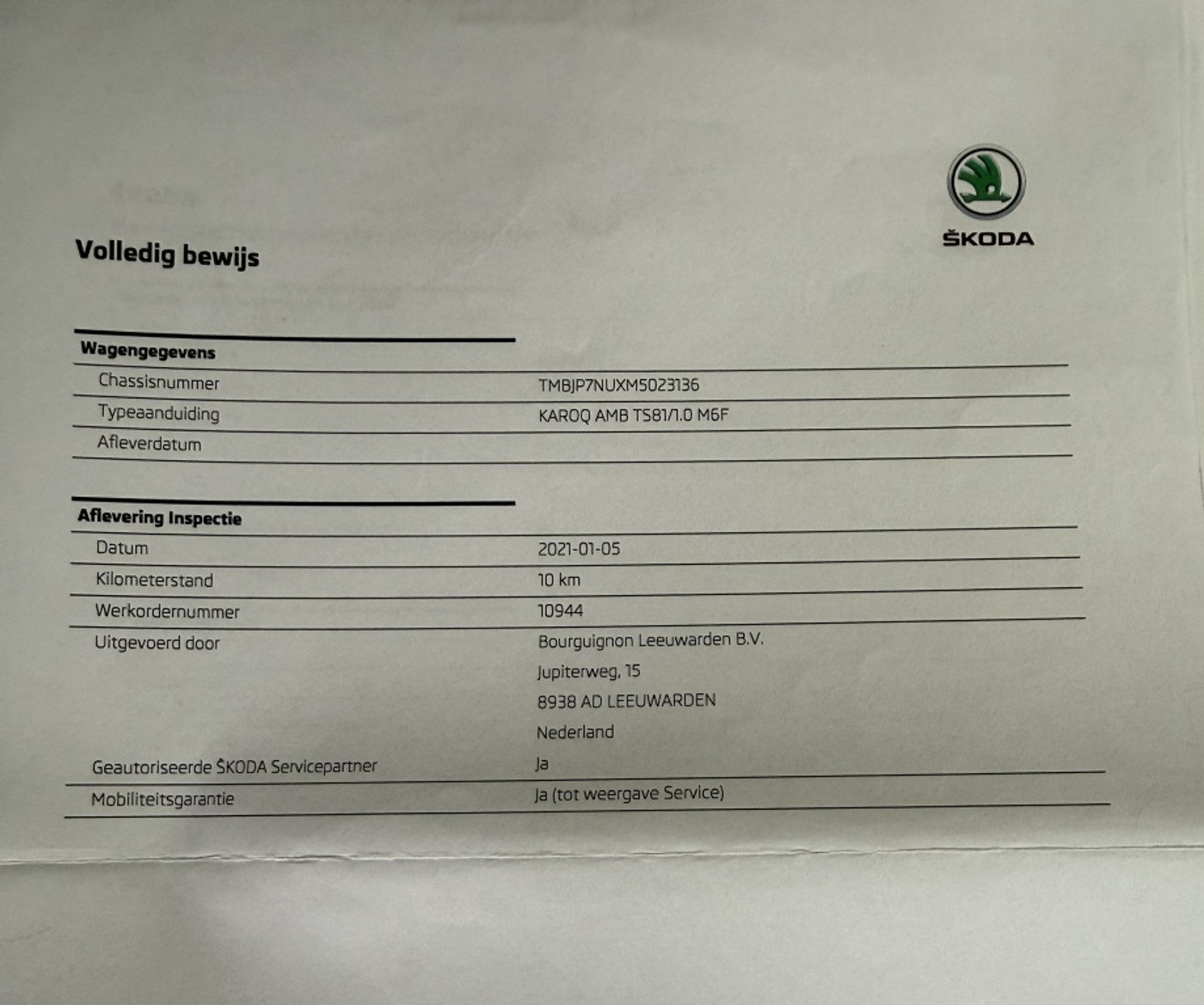 Foto van Skoda Karoq