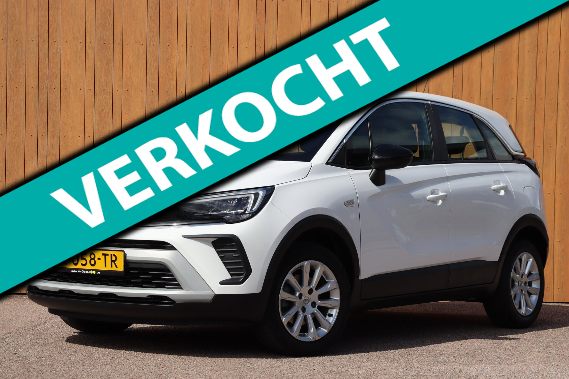 Opel Crossland 1.2 Turbo Elegance Org.NL h.leer+comfort stuur+stoelverw. 2021 - voorkant