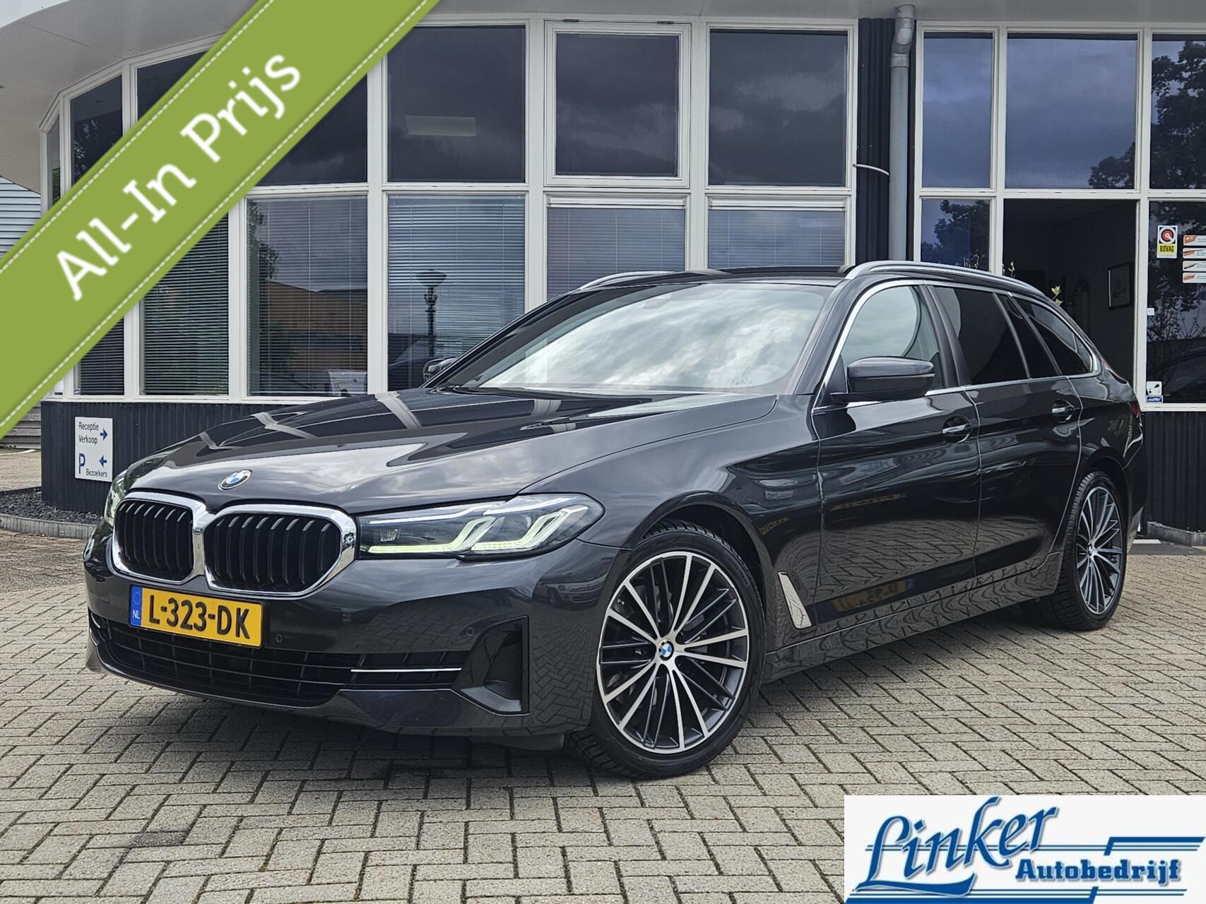 BMW 520i 520i Executive LEDER/NL-AUTO- CARPLAY 2021 - voorkant