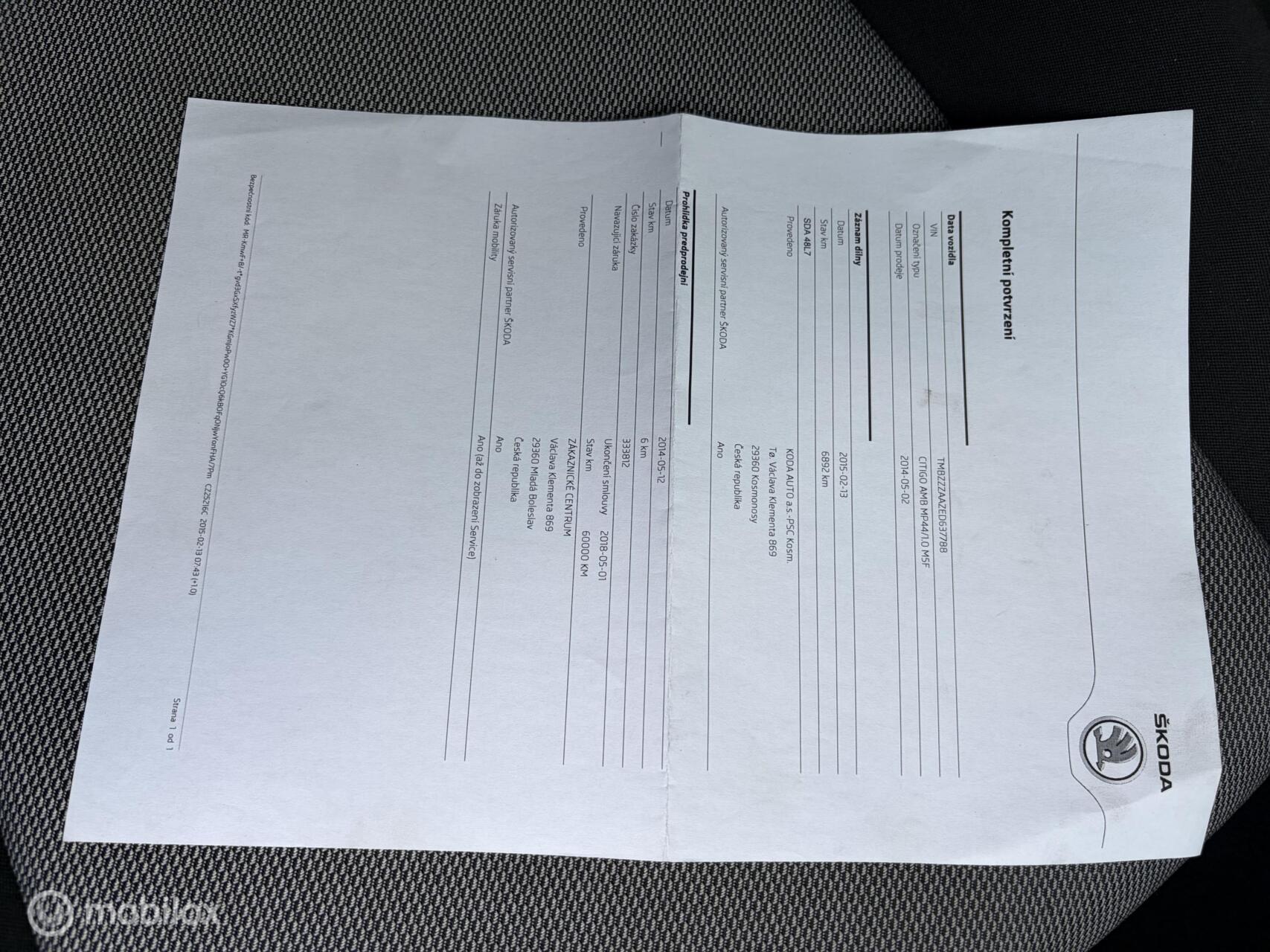 Foto van Skoda Citigo