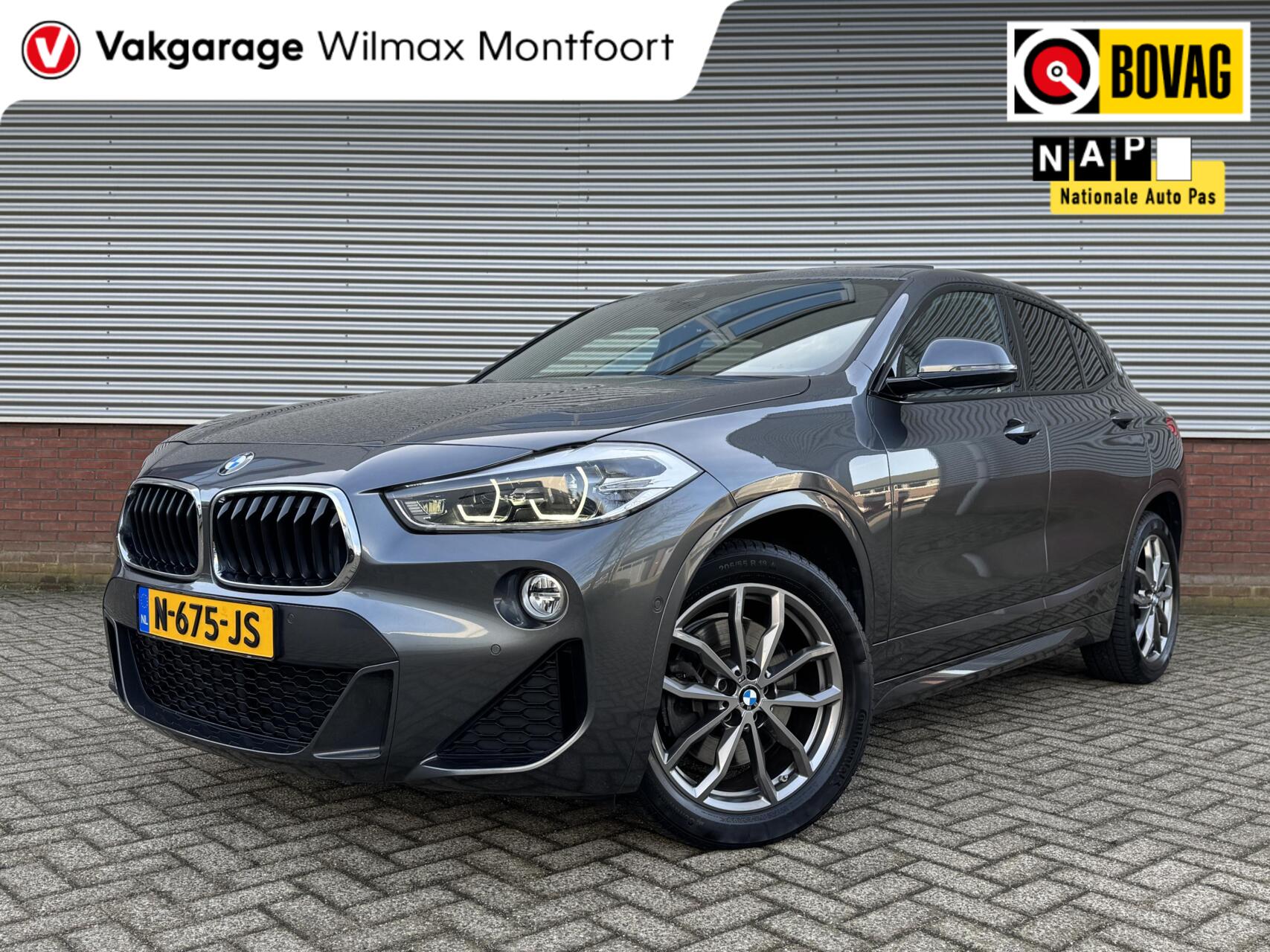 BMW X2 Sdrive20i sDrive20i High Executive M Sport 192pk|Pano|Head-Up|Alcantara|Automaat| 2018 - voorkant