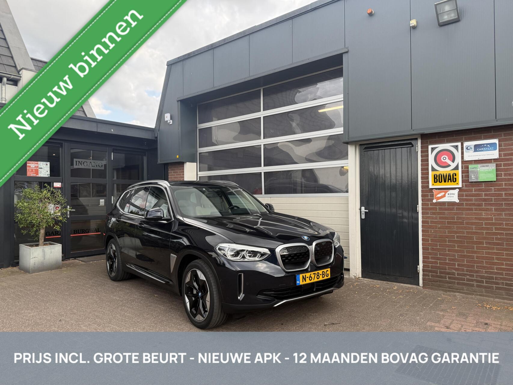 BMW Ix3 High Exec 80 kWh SOH 95% HEAD-UP/PANO *ALL-IN PRIJS* 2021 - voorkant