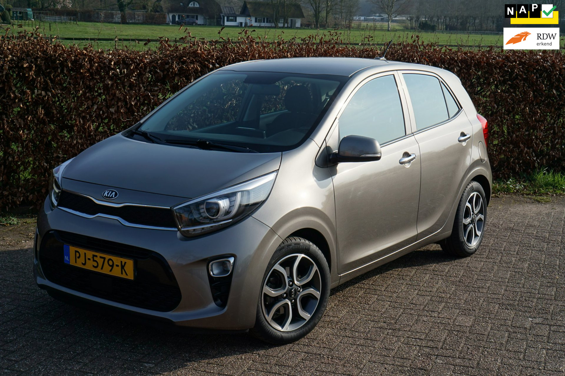 Kia Picanto 1.0 CVVT ExecutiveLine|Dealerauto|Stuur/Stoel Verwarming 2017 - voorkant