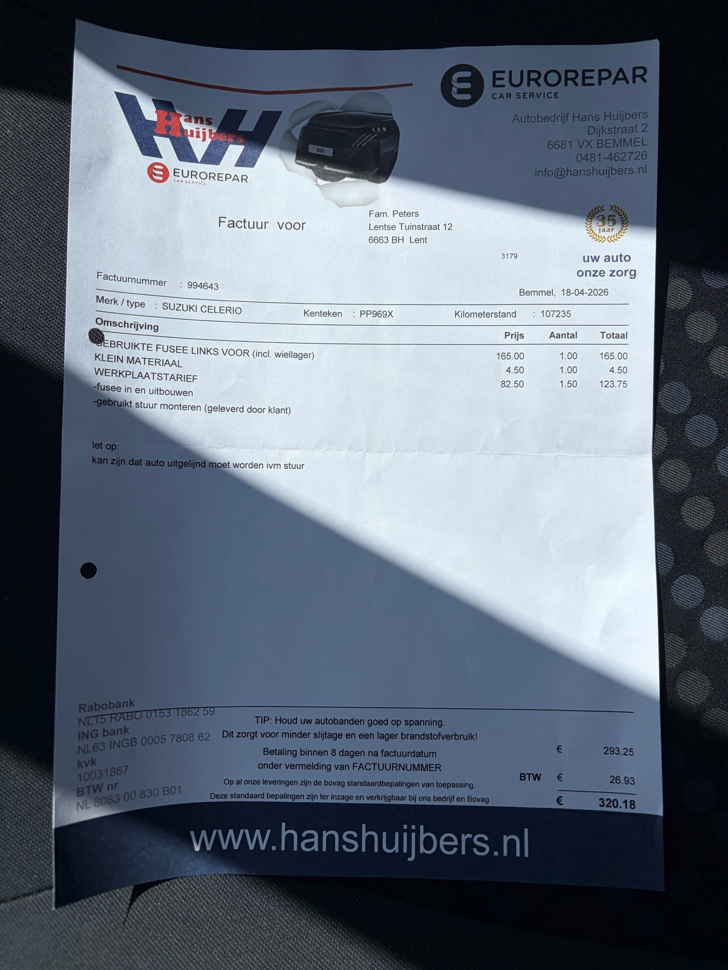 Foto van Suzuki Celerio
