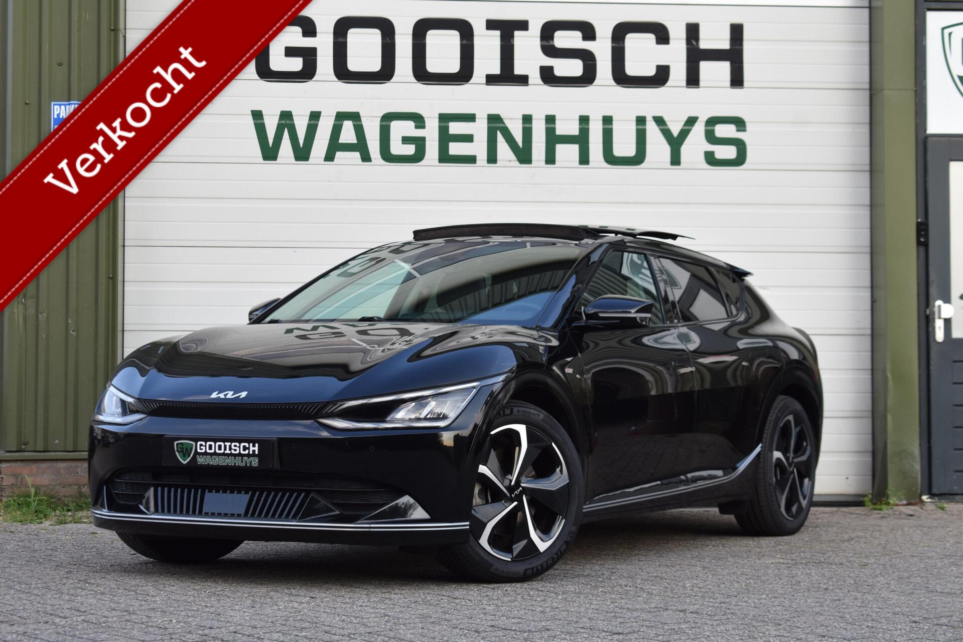 Kia Ev6 Plus Advanced 77.4 kWh | Pano | Leder | Stoelverkoeling | Meridian | 2022 - voorkant