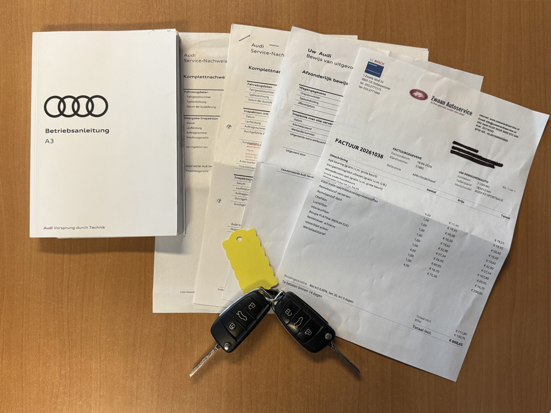 Foto van Audi A3 Sportback