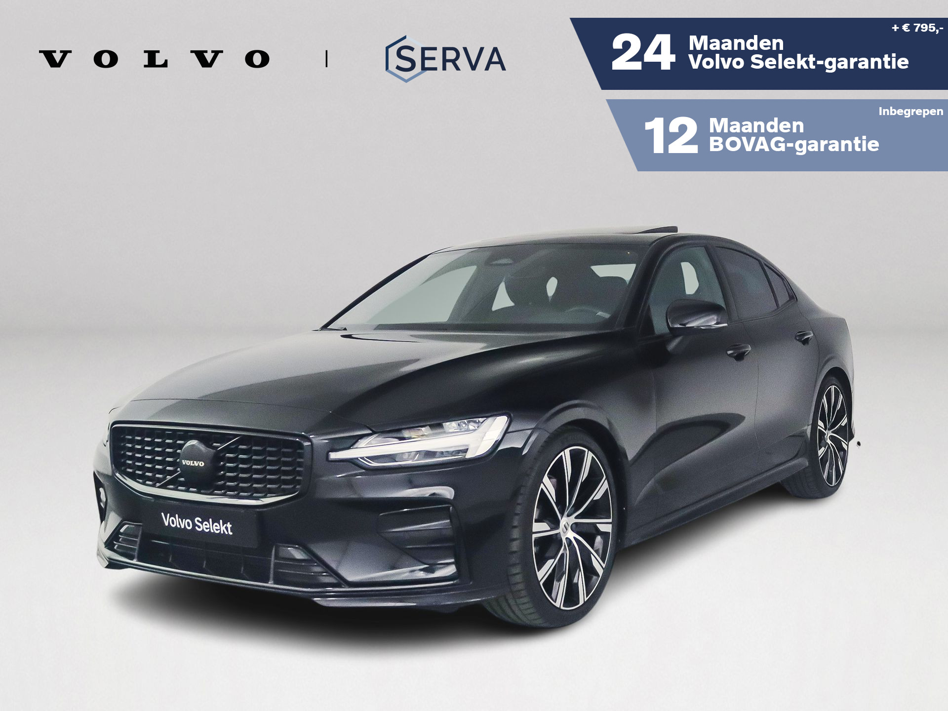 Volvo S60 B4 Plus Dark | Panoramadak | Parkeercamera | Harman Kardon | Stoel- en stuurverwarming 2023 - voorkant