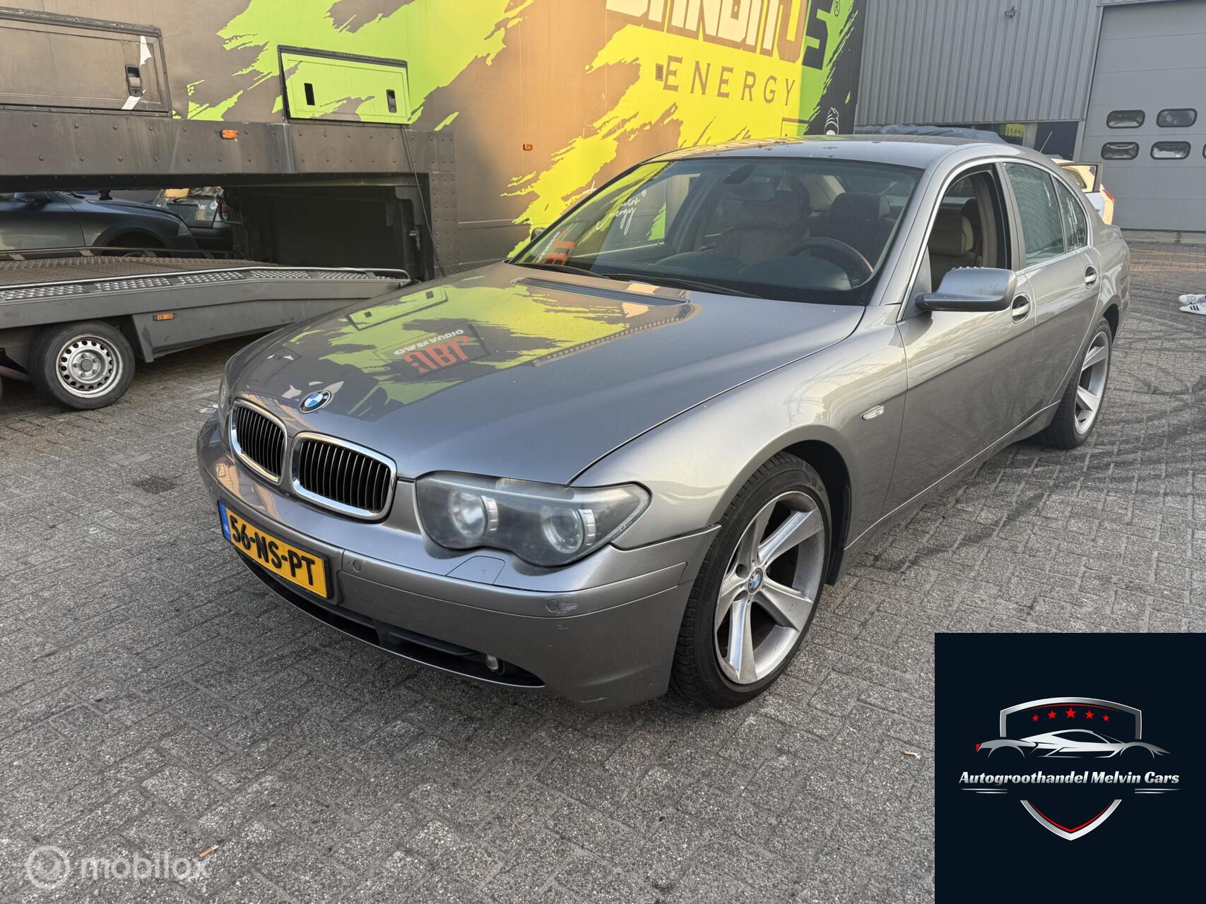 BMW 7er Reihe 745i Executive Let op lekt olie!!! 2004 - voorkant