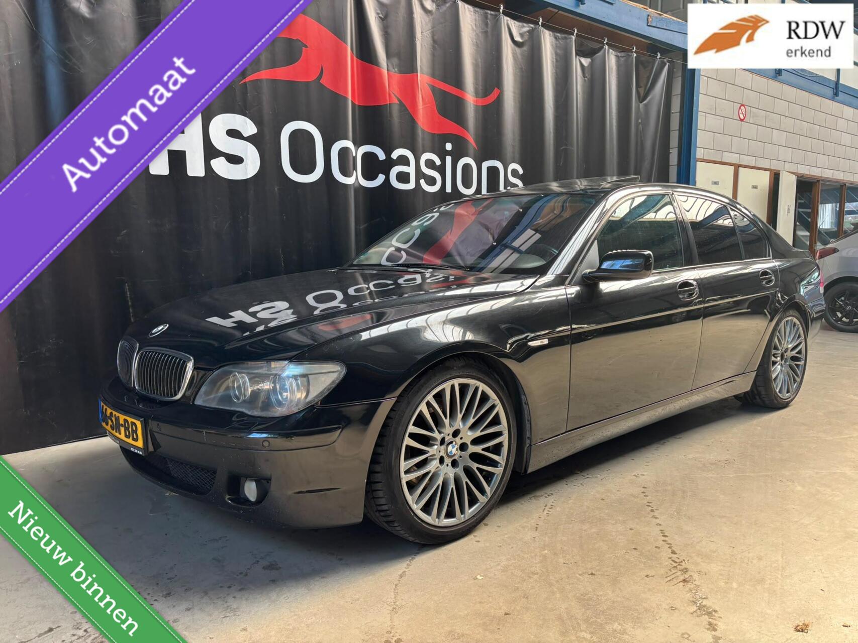 BMW 7er Reihe 730d Executive Airco Houtafwerking Panoramadak 2006 - voorkant