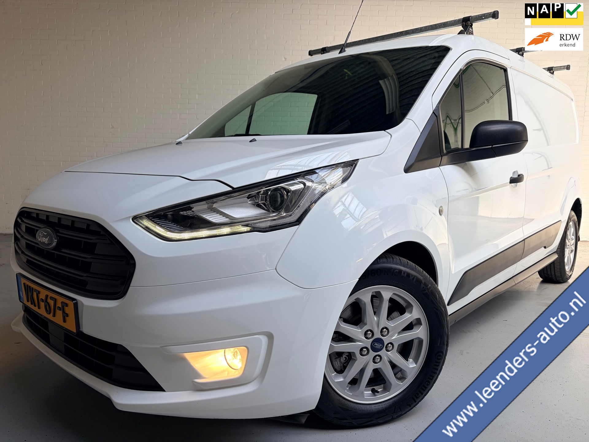Ford Transit Connect L2H1 Automaat 1.5 EcoBlue 120pk euro6 3persoons Limited, Dakdragers, Trekhaak, RIJKLAARPRIJS! 2021 - voorkant