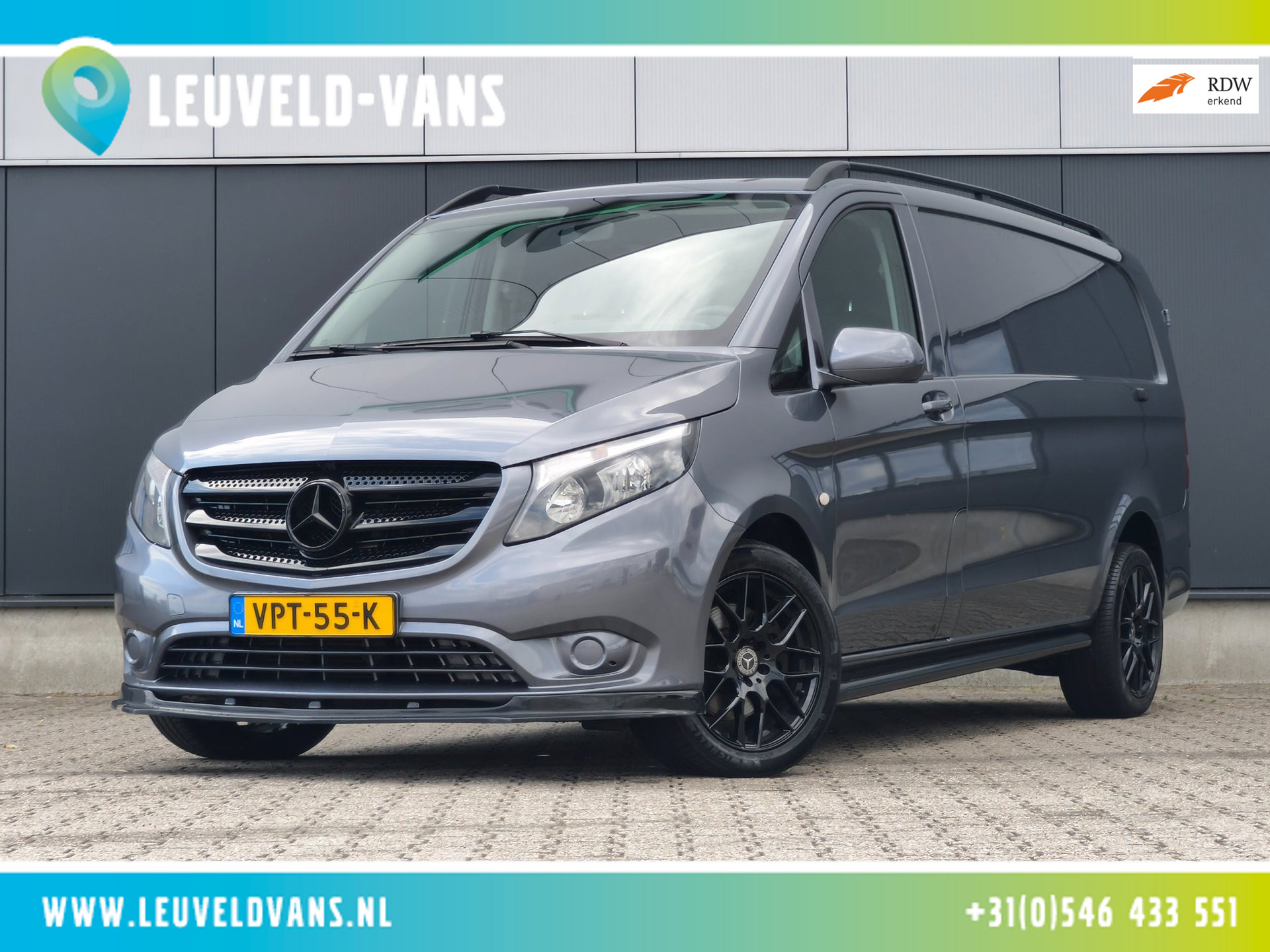 Mercedes-Benz Vito 114 CDI EURO 6 EXTRA LANG L3 AIRCO CRUISE 2017 - voorkant