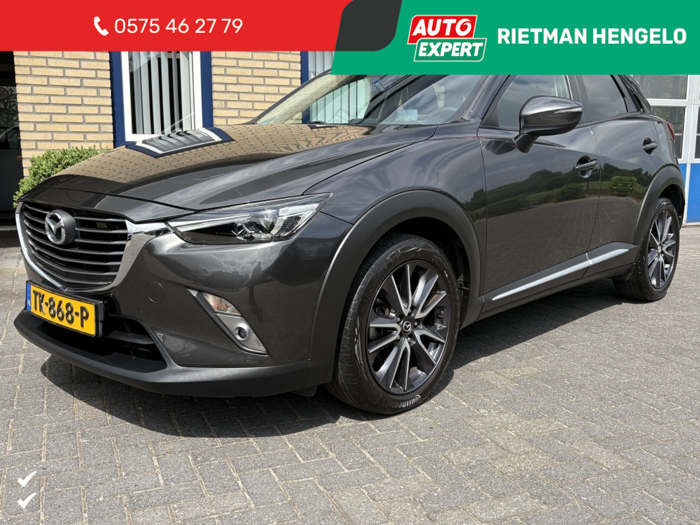 Mazda Cx-3 2.0 SkyActiv-G 120 SkyLease GT 2018 - voorkant