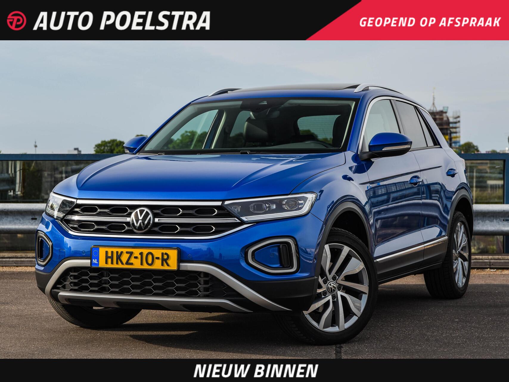 Volkswagen T-roc 1.5 TSI 150 PK DSG Style | Panoramadak | Leder | Memory | IQ-Light | Keyless | ACC | Camera | Virtual Cockpit | Stoel/Stuurverwarming | Navigatie | 18" 2022 - voorkant