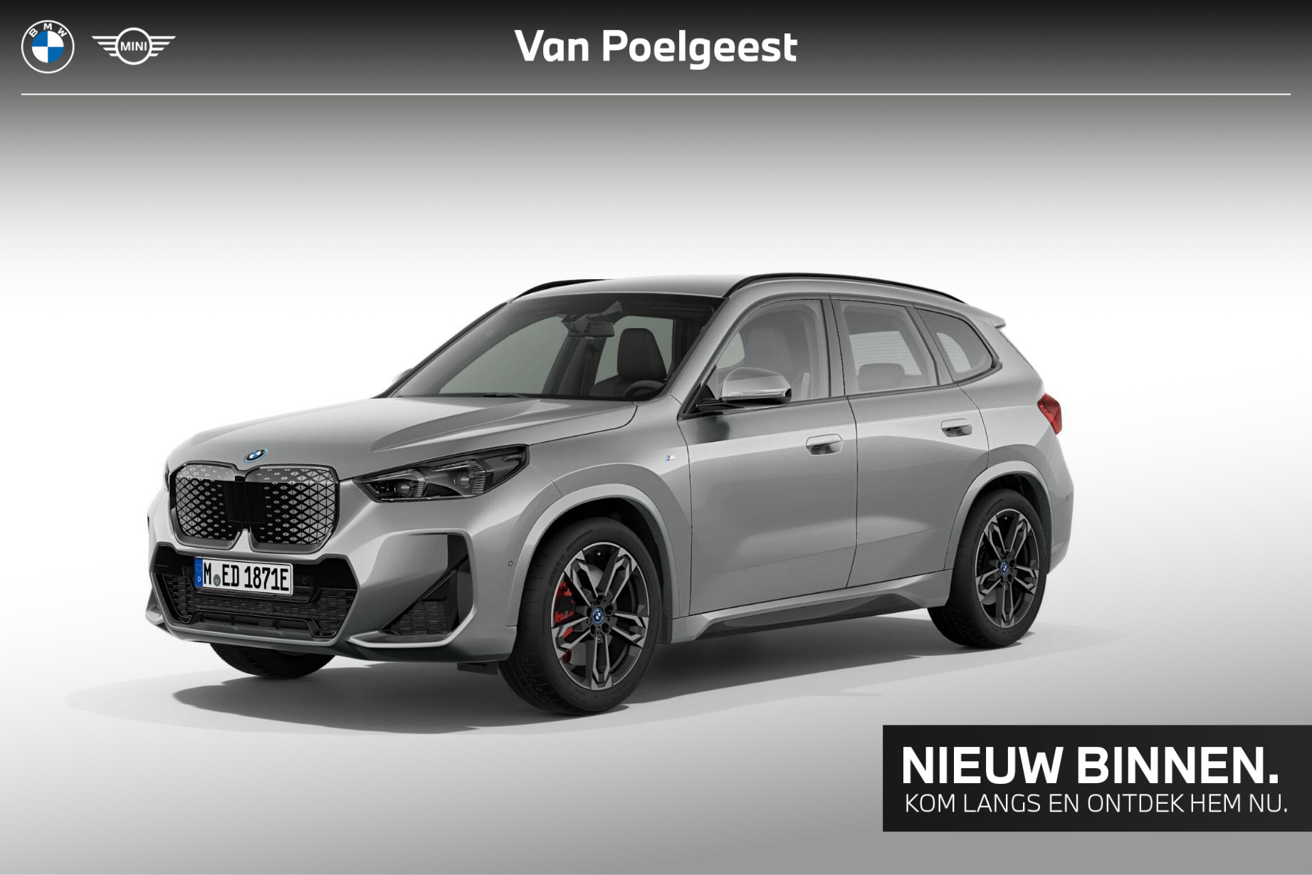 BMW Ix1 Edrive20 eDrive20 Premium Pack M Sportpakket Pro 2025 - voorkant