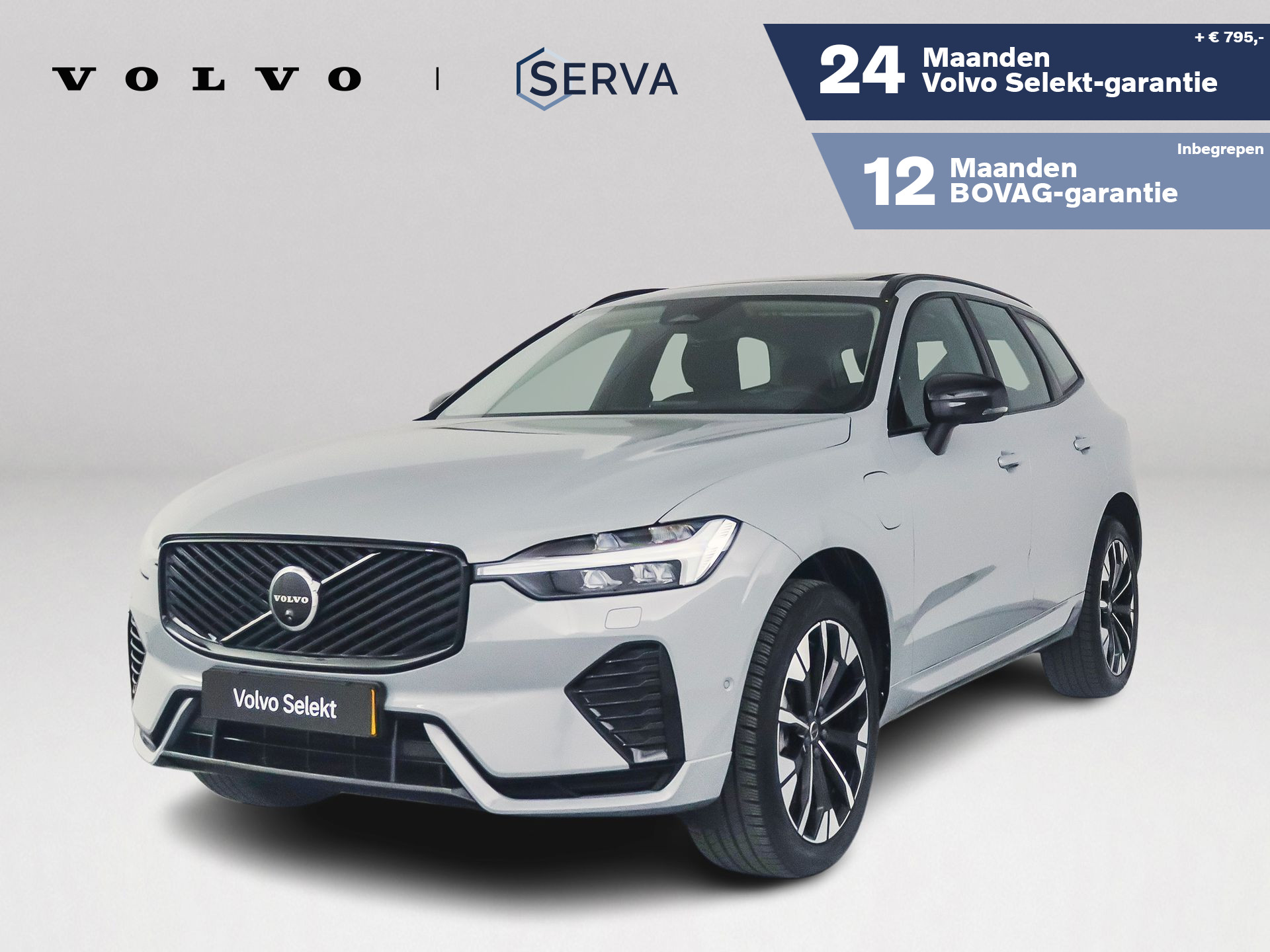 Volvo Xc60 T6 Plug-in hybrid AWD Ultra Dark | Panoramadak | 360° camera | Harman Kardon | Head-up display | Stoel- en stuurverwarming 2025 - voorkant