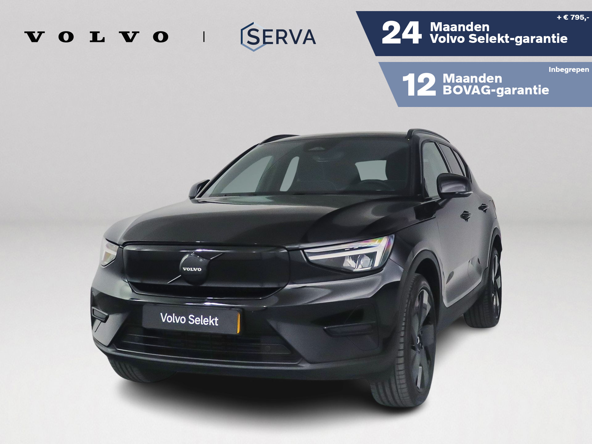 Volvo Ex40 Single Motor Plus Black Edition 70 kWh | Parkeercamera | Harman Kardon | Stoel- en stuurverwarming 2025 - voorkant