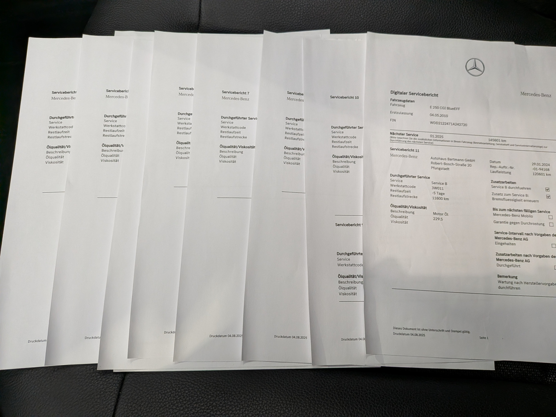 Foto van Mercedes-Benz E 250 Cgi