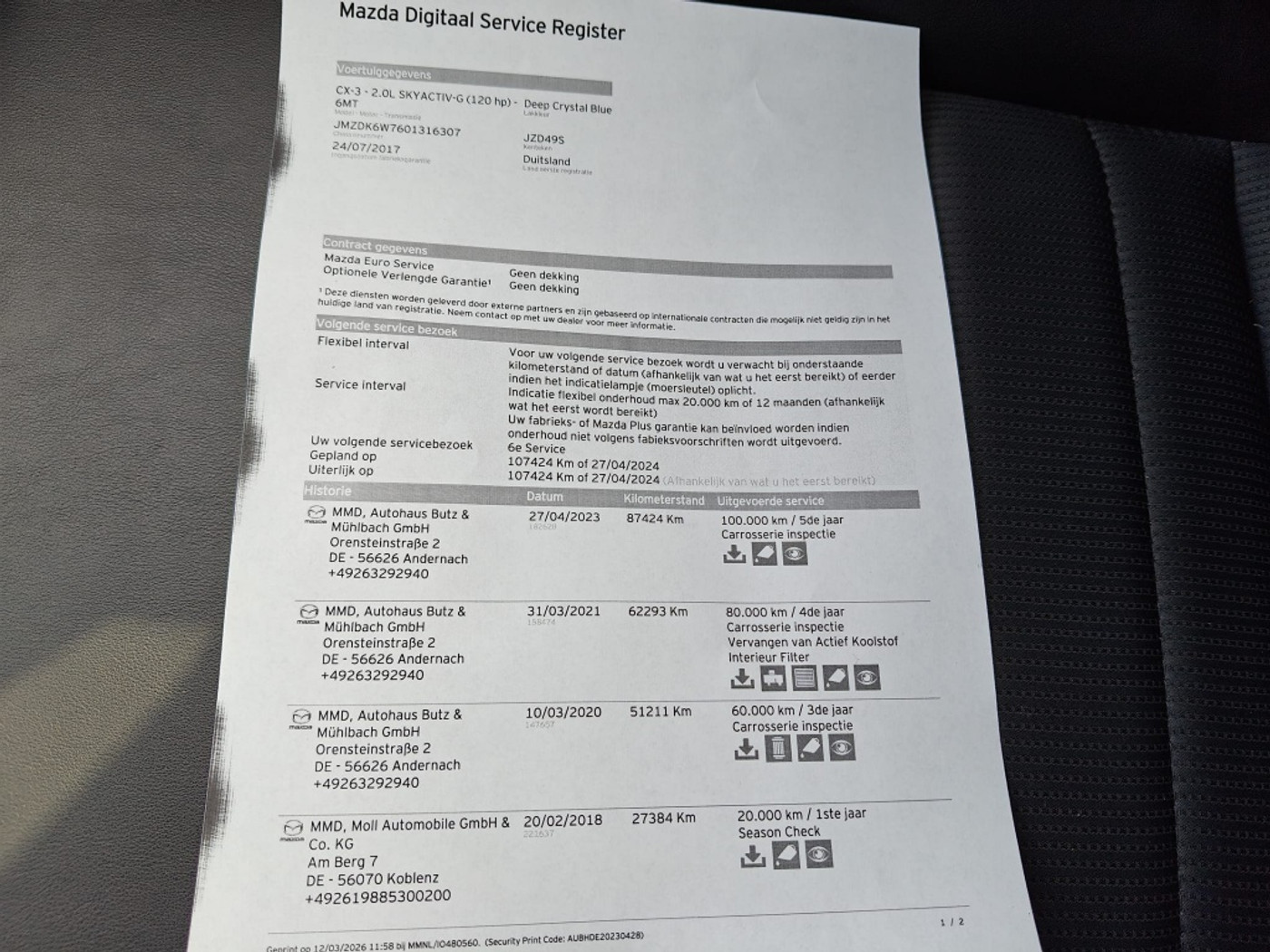 Foto van Mazda Mazda Cx-3