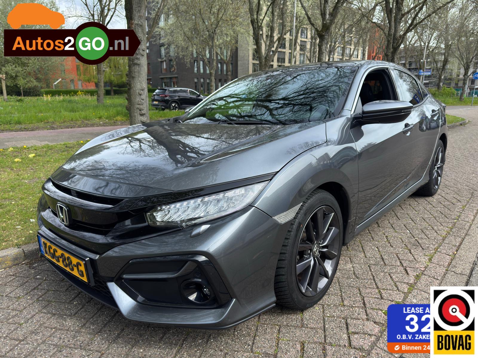 Honda Civic 1.0 i-VTEC Elegance I Automaat I Navi I Camera I Apple Carplay Android Auto I rijklaar I 2021 - voorkant