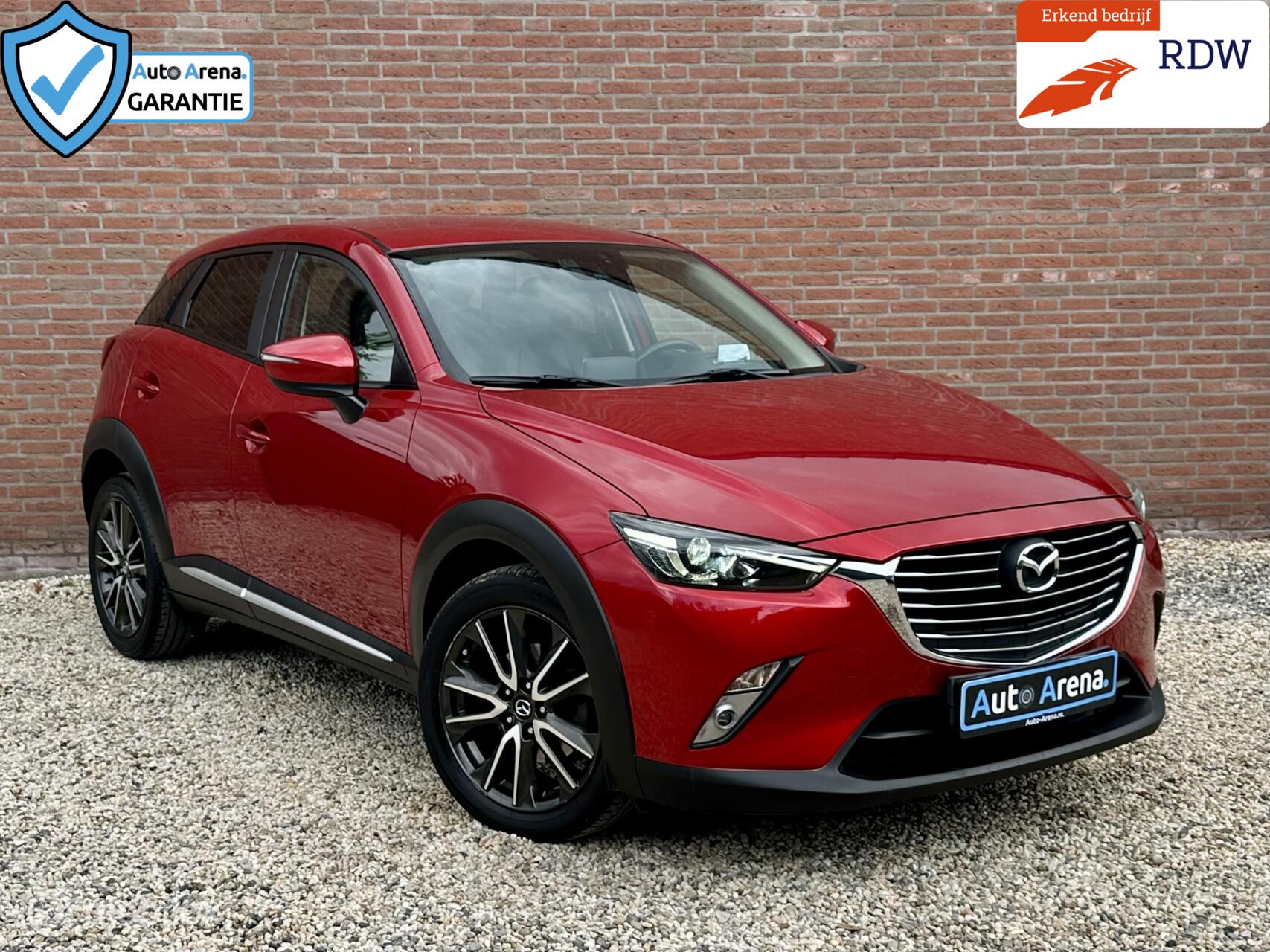 Mazda Cx-3 2.0 SkyActiv-G 120 TS+ | Stoelverw. | Camera | Trekhaak | HUD | Leer 2016 - voorkant