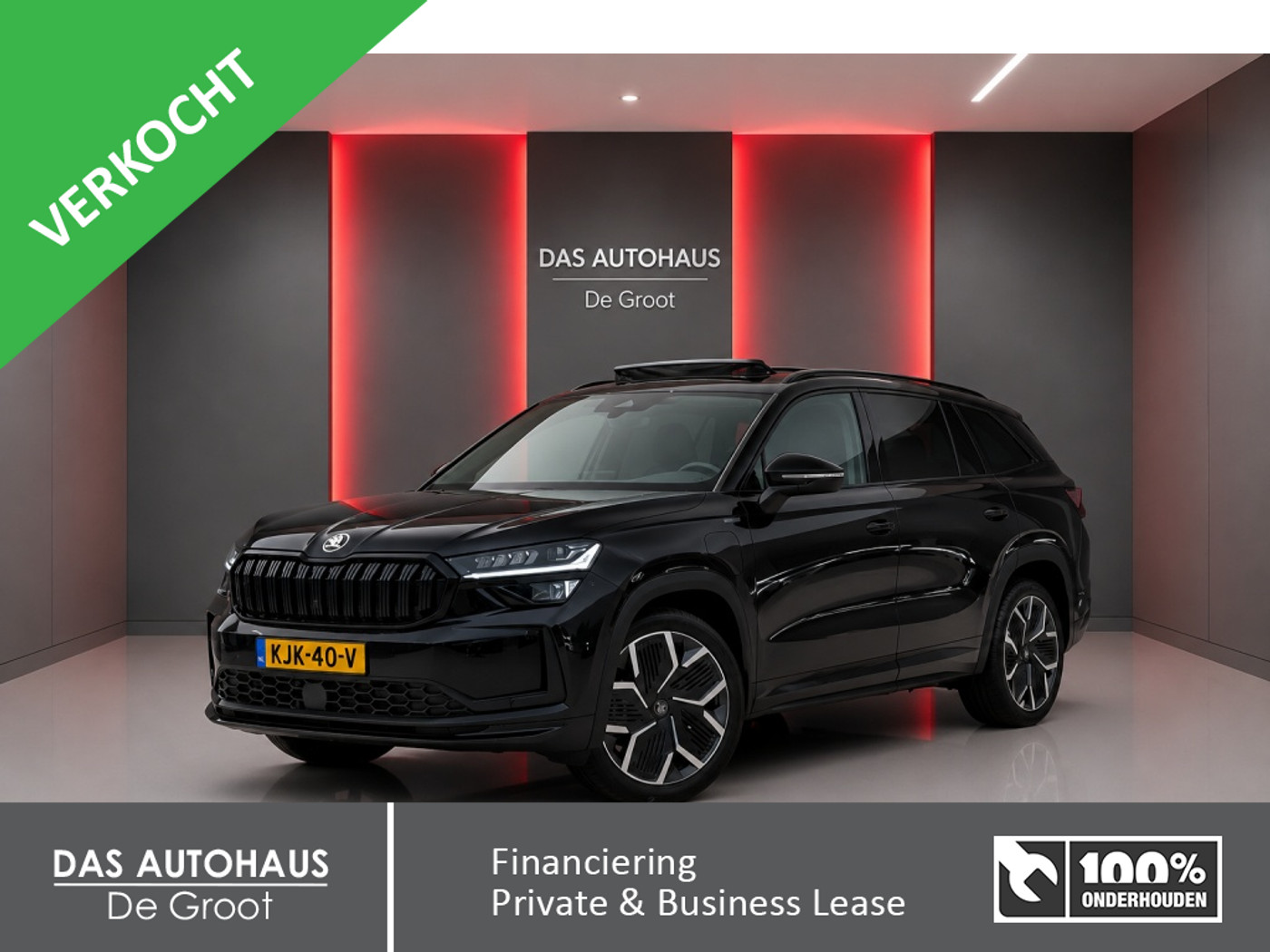 Skoda Kodiaq 1.5 TSI PHEV 204pk Sportline | Pano | Elk Trekhaak | ACC | Navi 2026 - voorkant