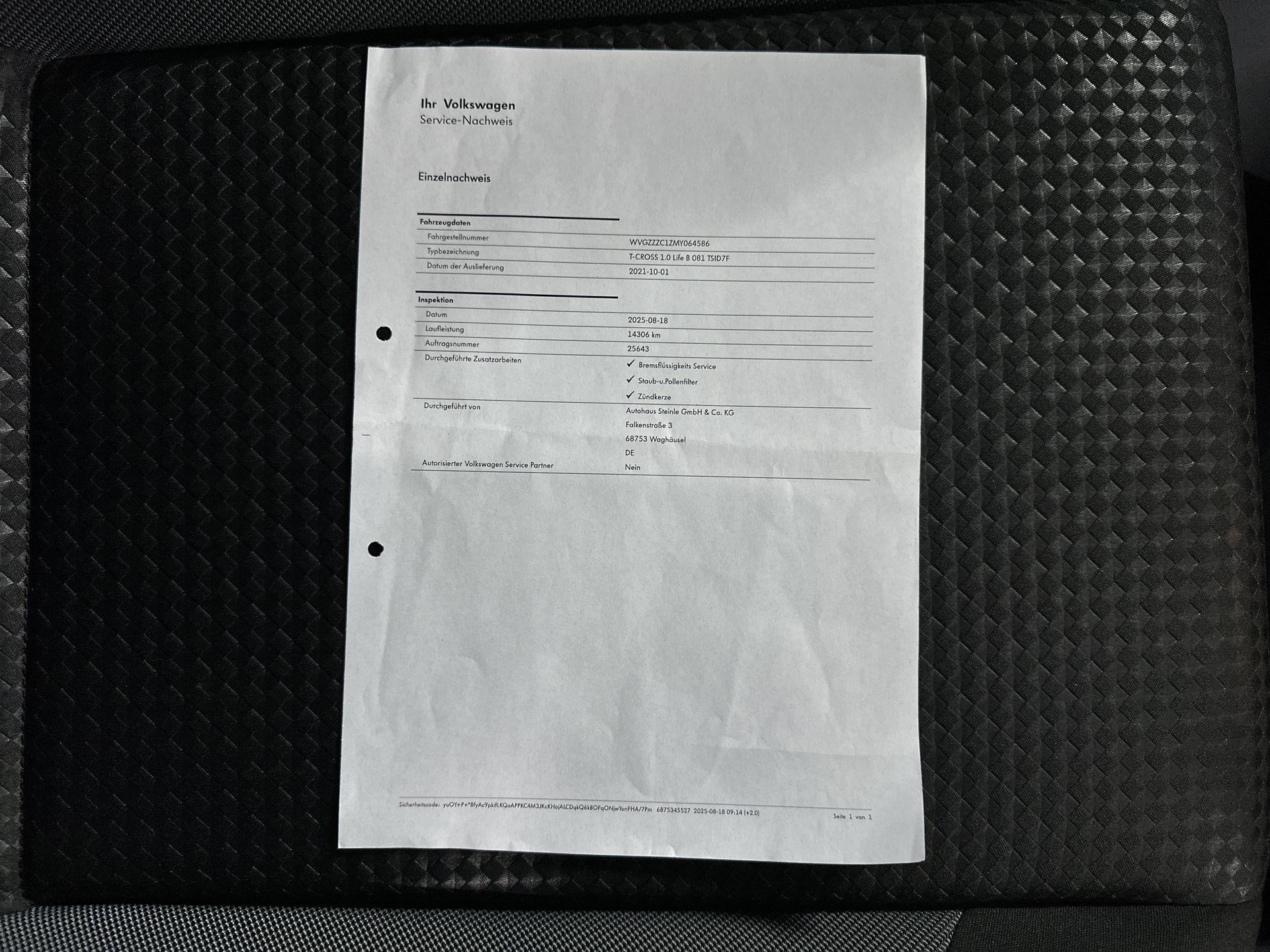 Foto van Volkswagen T-cross