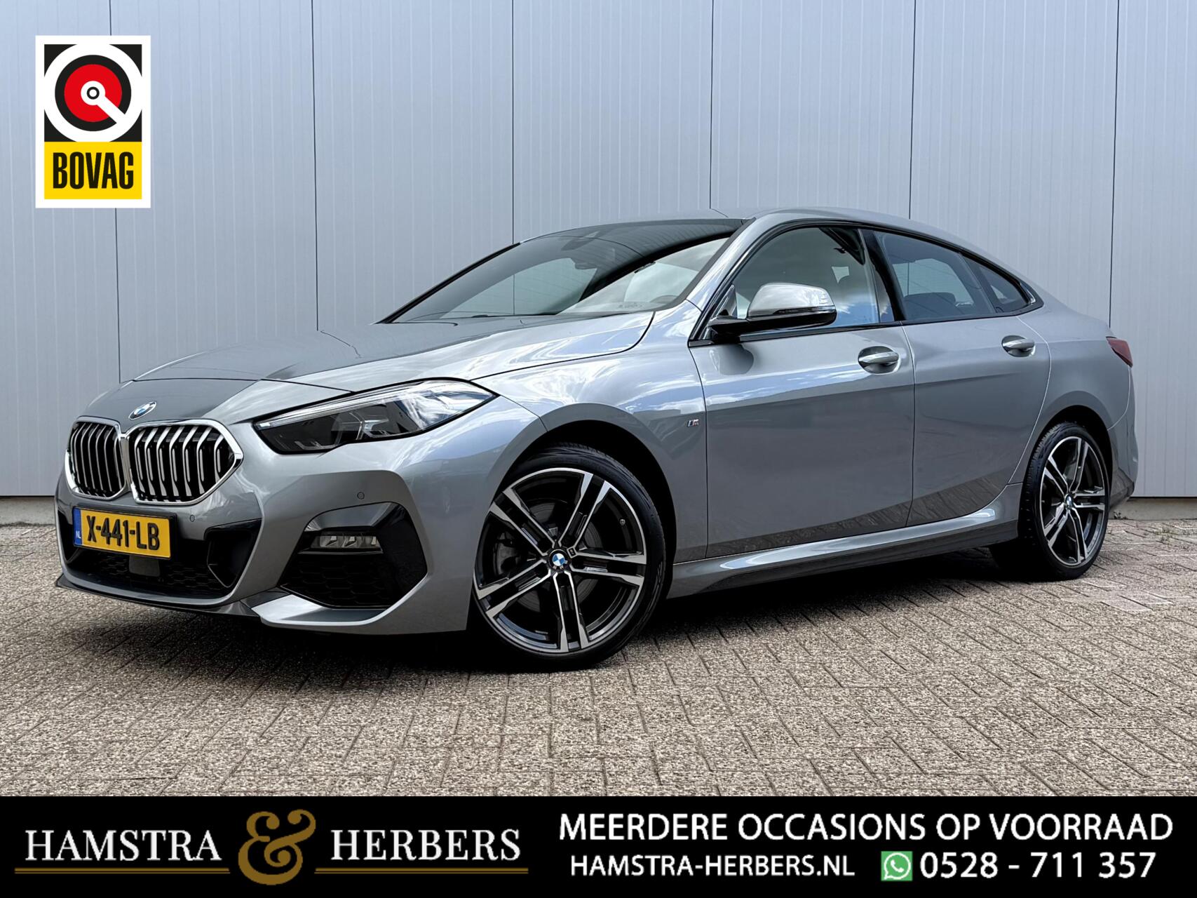 BMW 2-serie Gran Coupé 218i M-Sport Automaat - Digitaal Cockpit, Carplay, Half Leer, Stoelverw. 2024 - voorkant