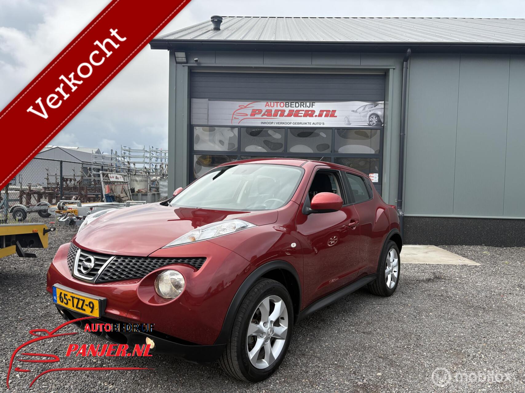 Nissan Nissan Juke 1.6 Acenta "AIRCO+NAVI+CRUISE+TREKHAAK+LMV" 2012 - voorkant